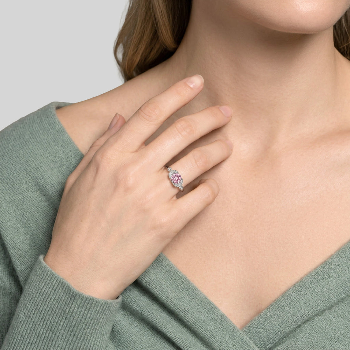 Little Bees 0.75 carat - 18k white gold