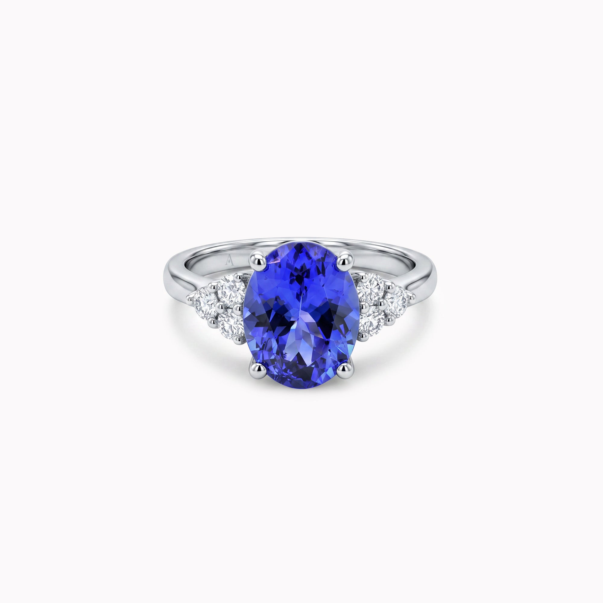 Blue Velvet - 3.05 carat - or blanc 18k