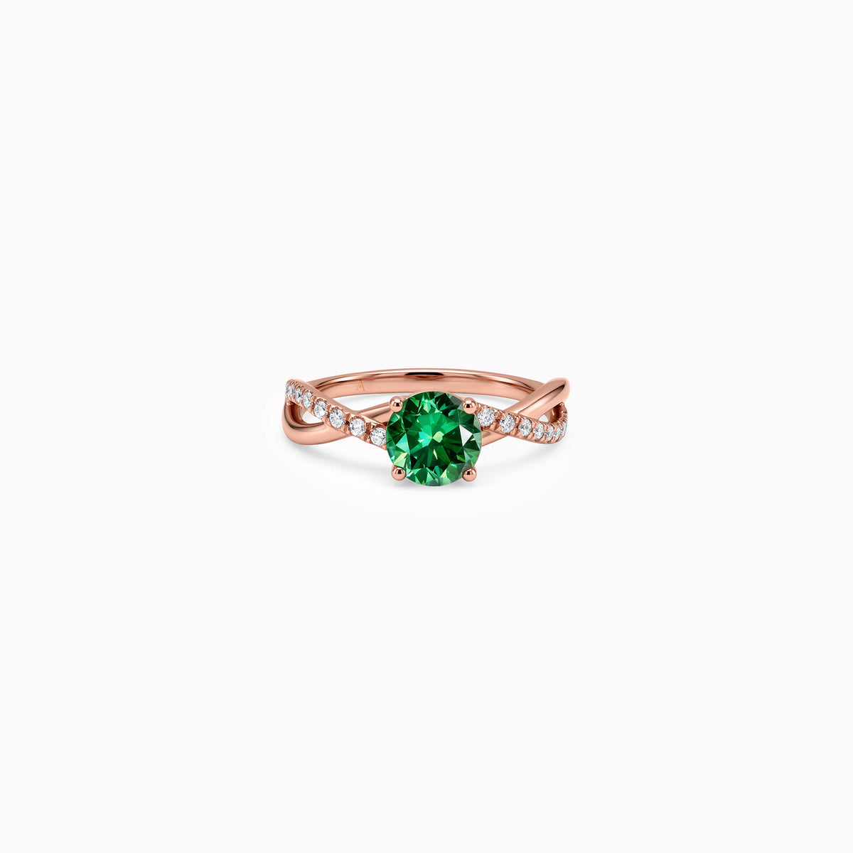 Féeriquement coquette - 1.00 carat - or rouge 18k
