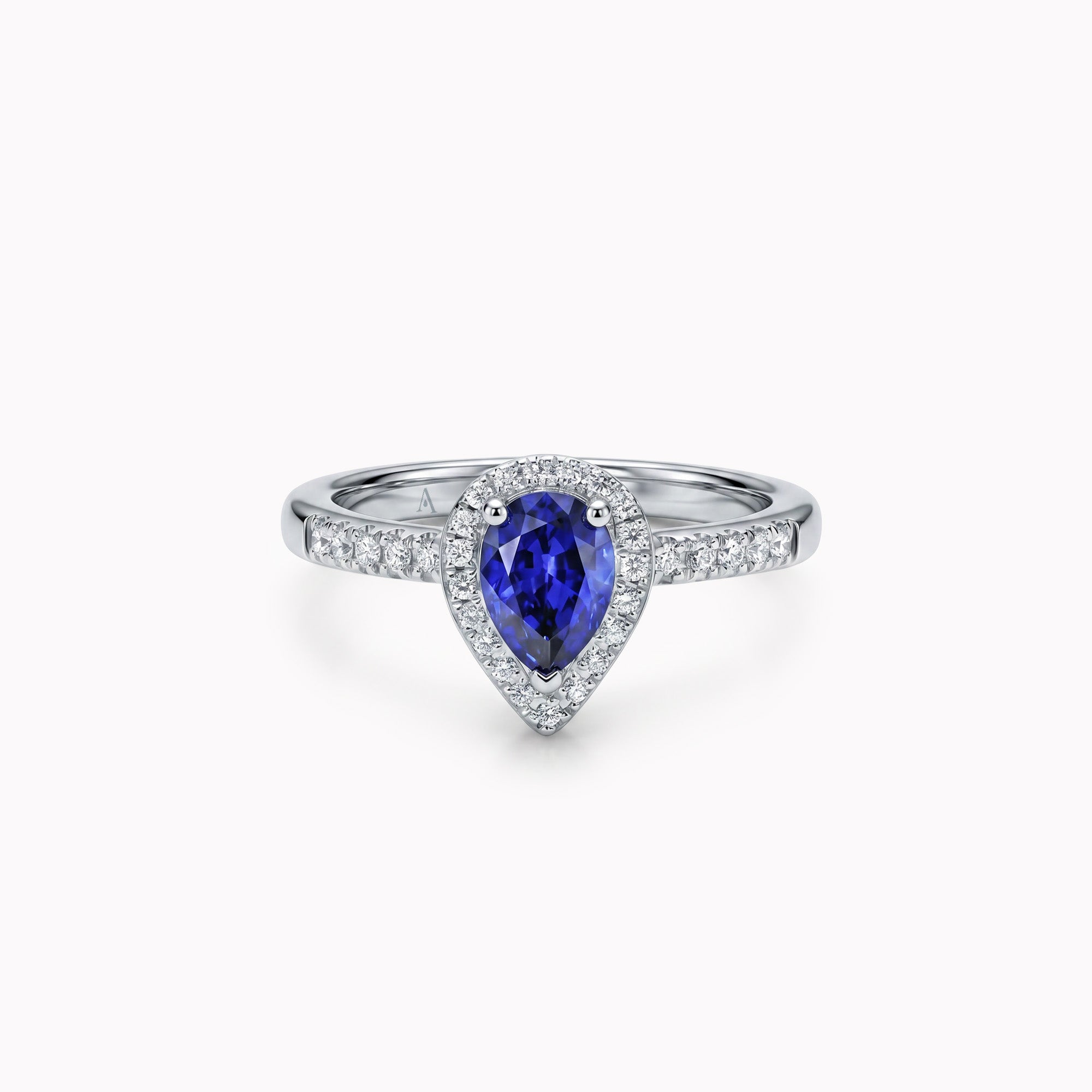 The Blue Joy 0.50 Karat - Weissgold 18 K
