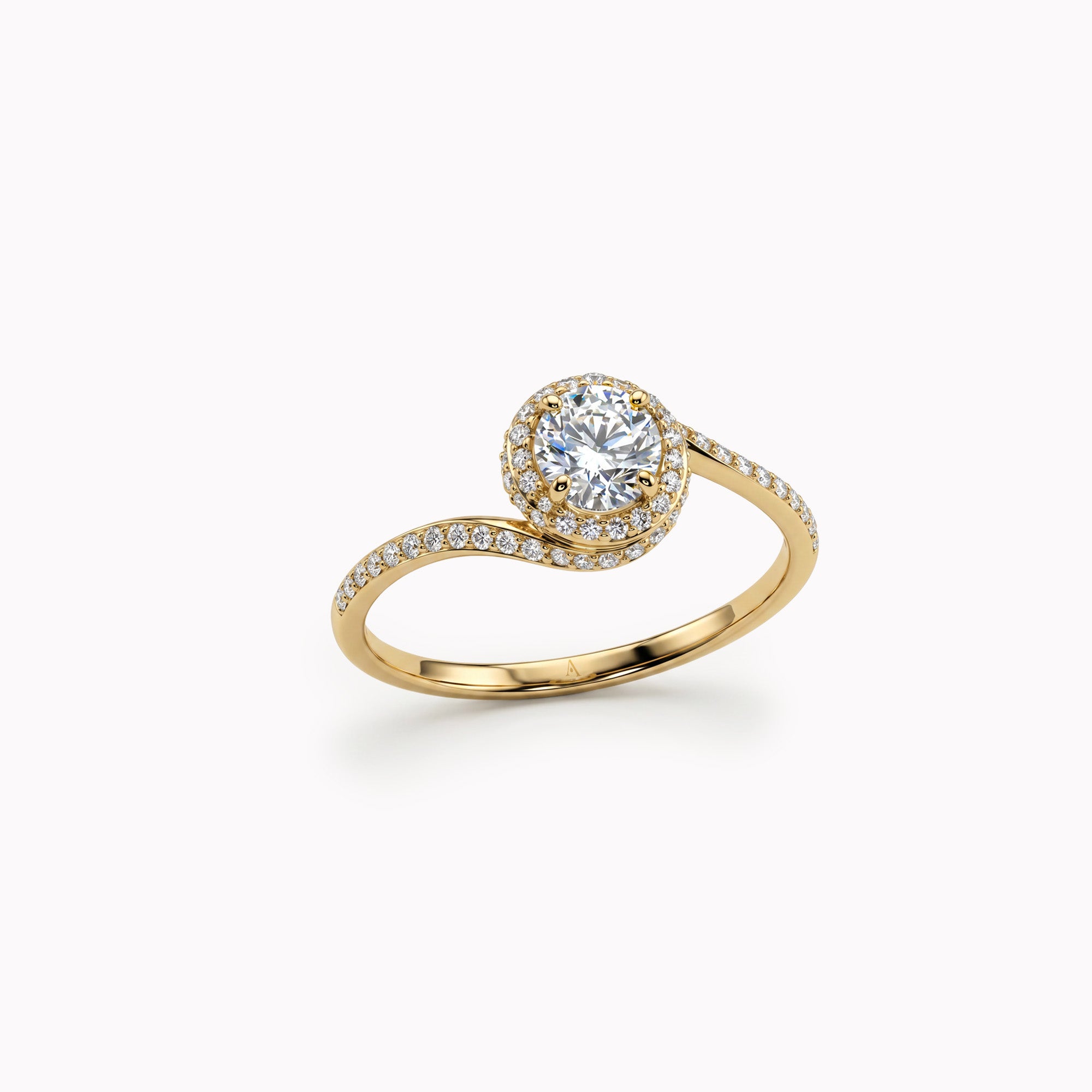 La Merveilleuse spirale - 0.50 carat - or jaune 18k
