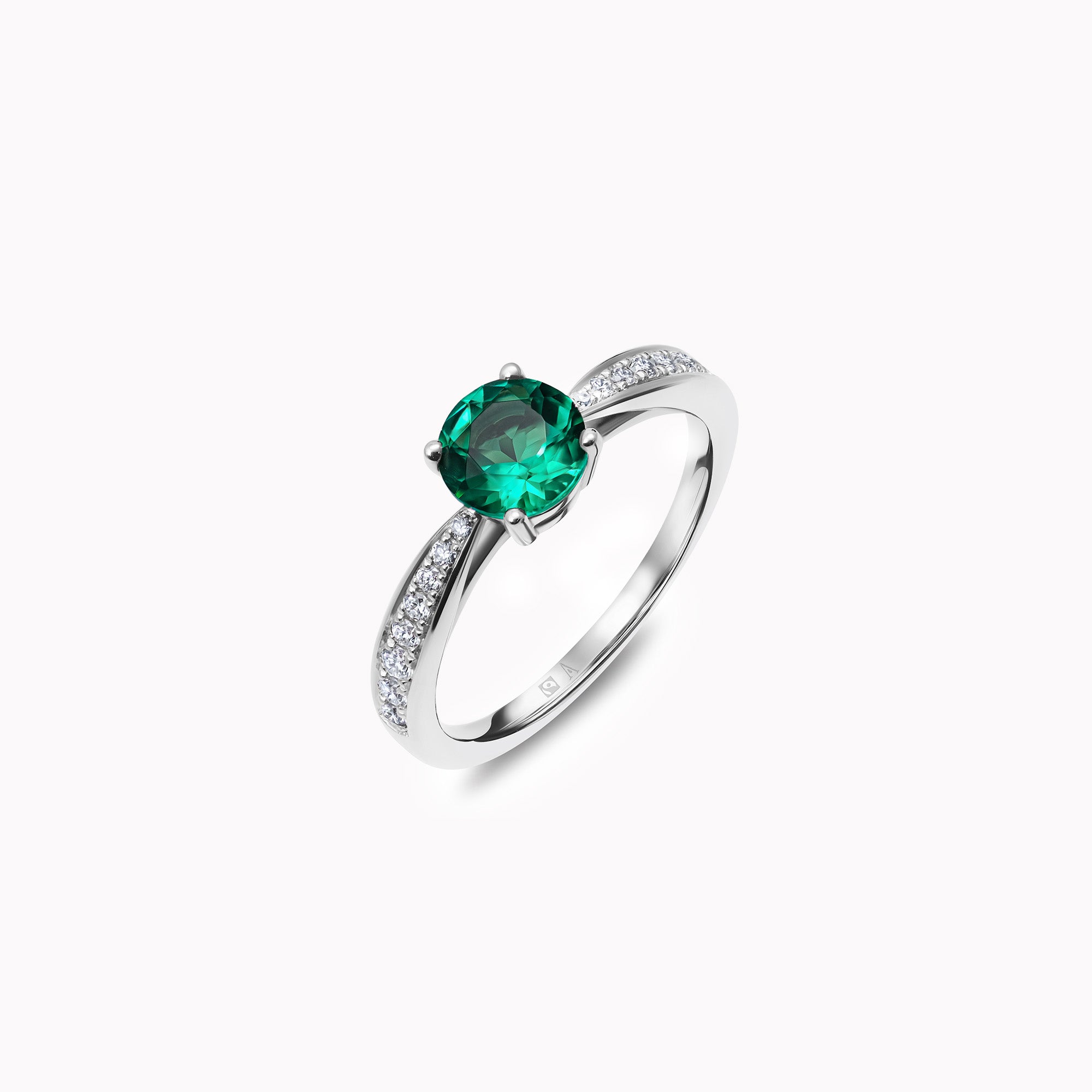 Misty Morning - or blanc 18k