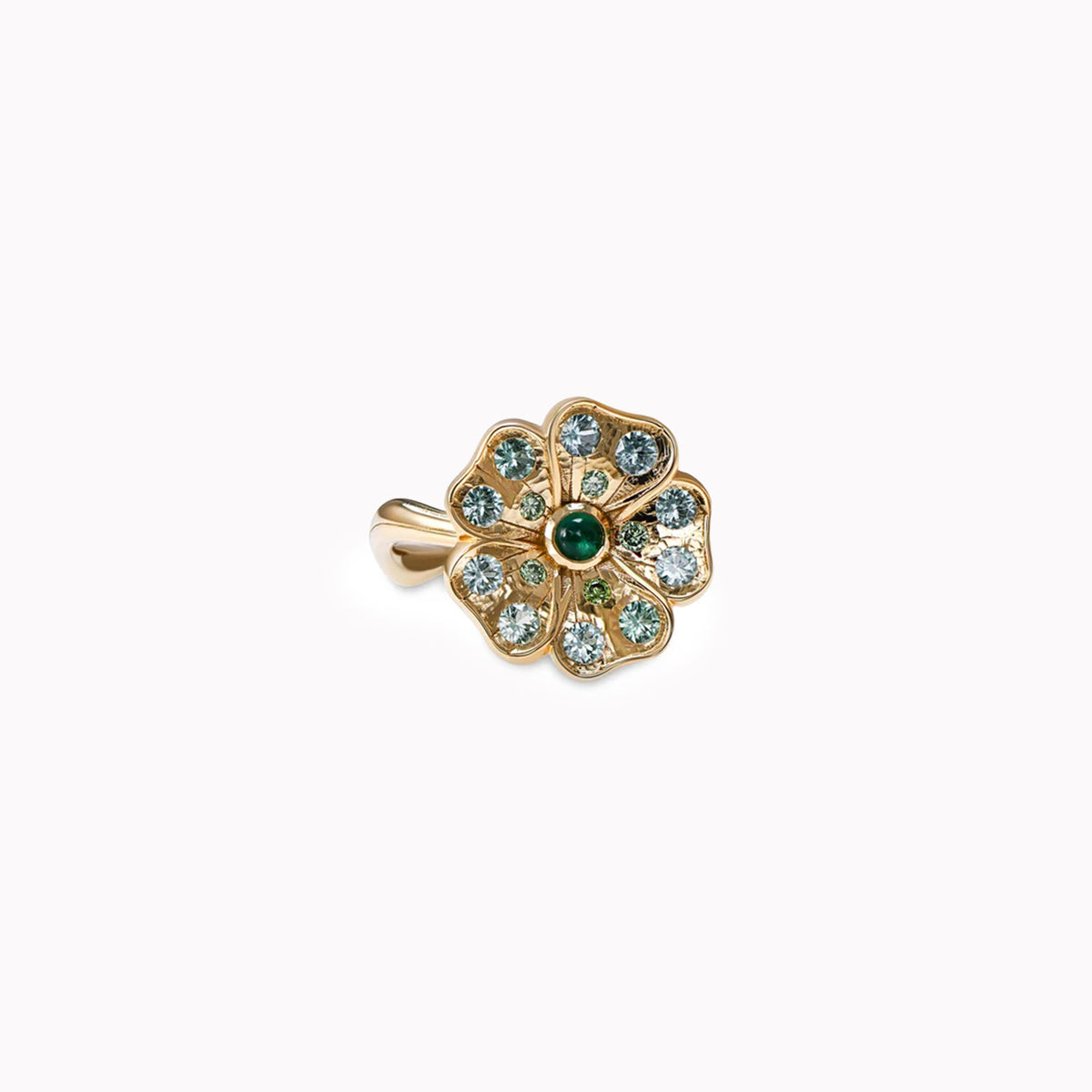 Romantic Rose Garden green - or Jaune 18k