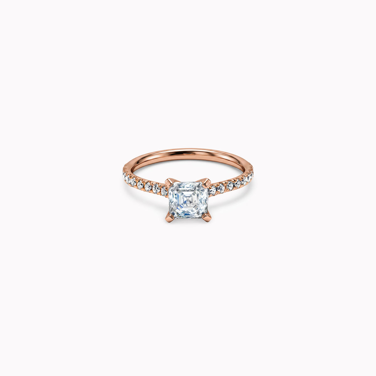 The Fancy Ice Cube 1.00 carats - or rouge 18k