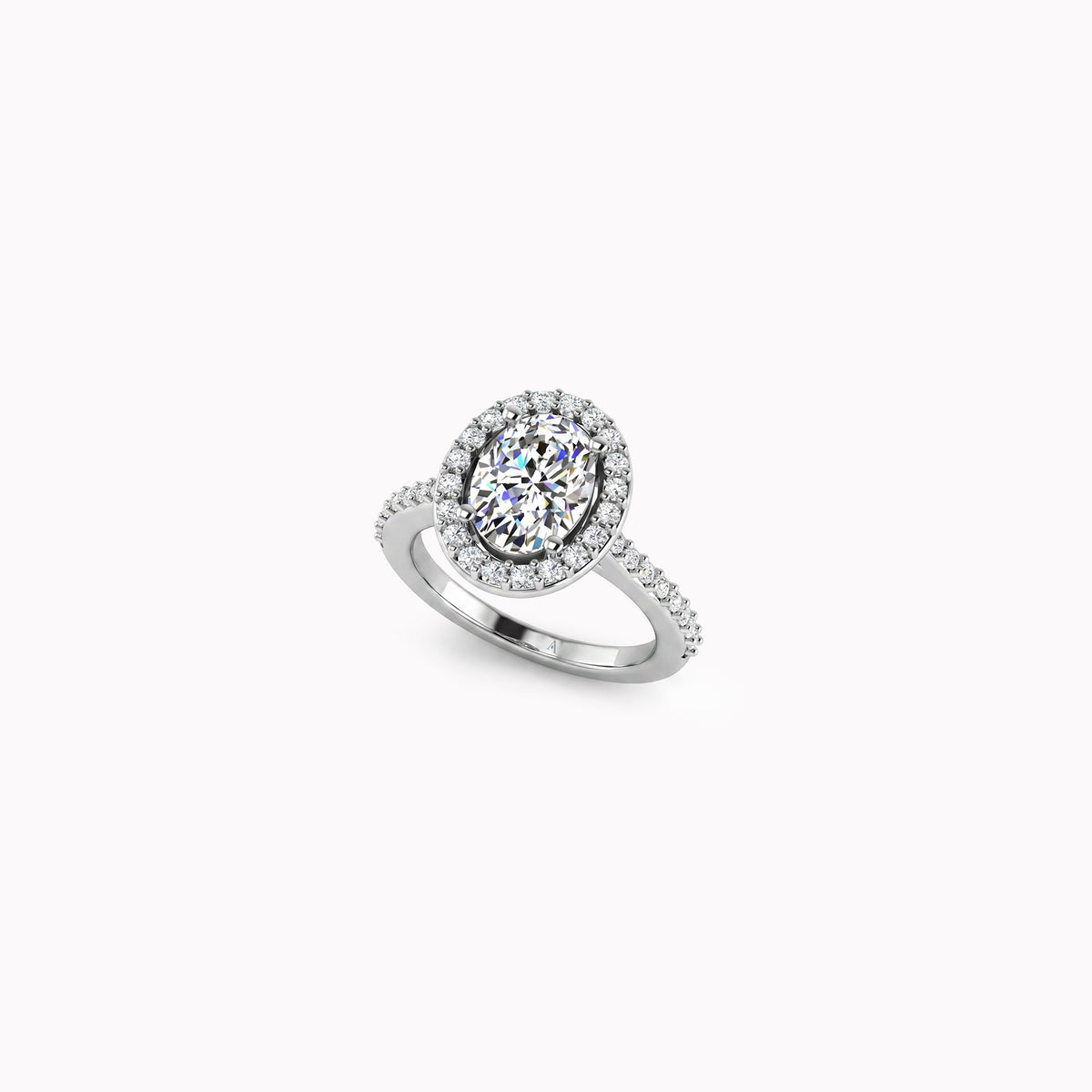 The Temple of Saturn 1.00 carat - or blanc 18k