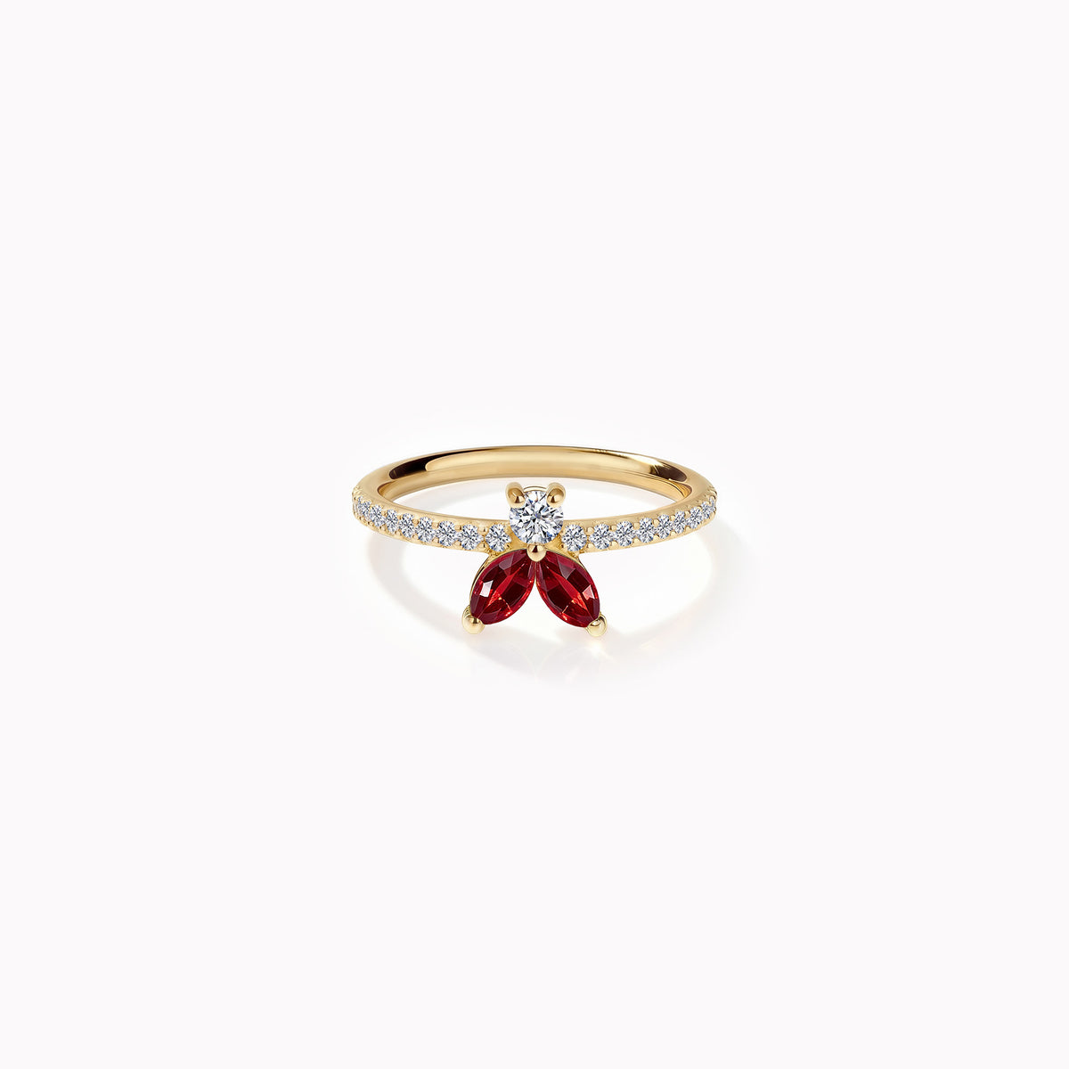 The Fancy Little Bee Rubis - Gelbgold 18K