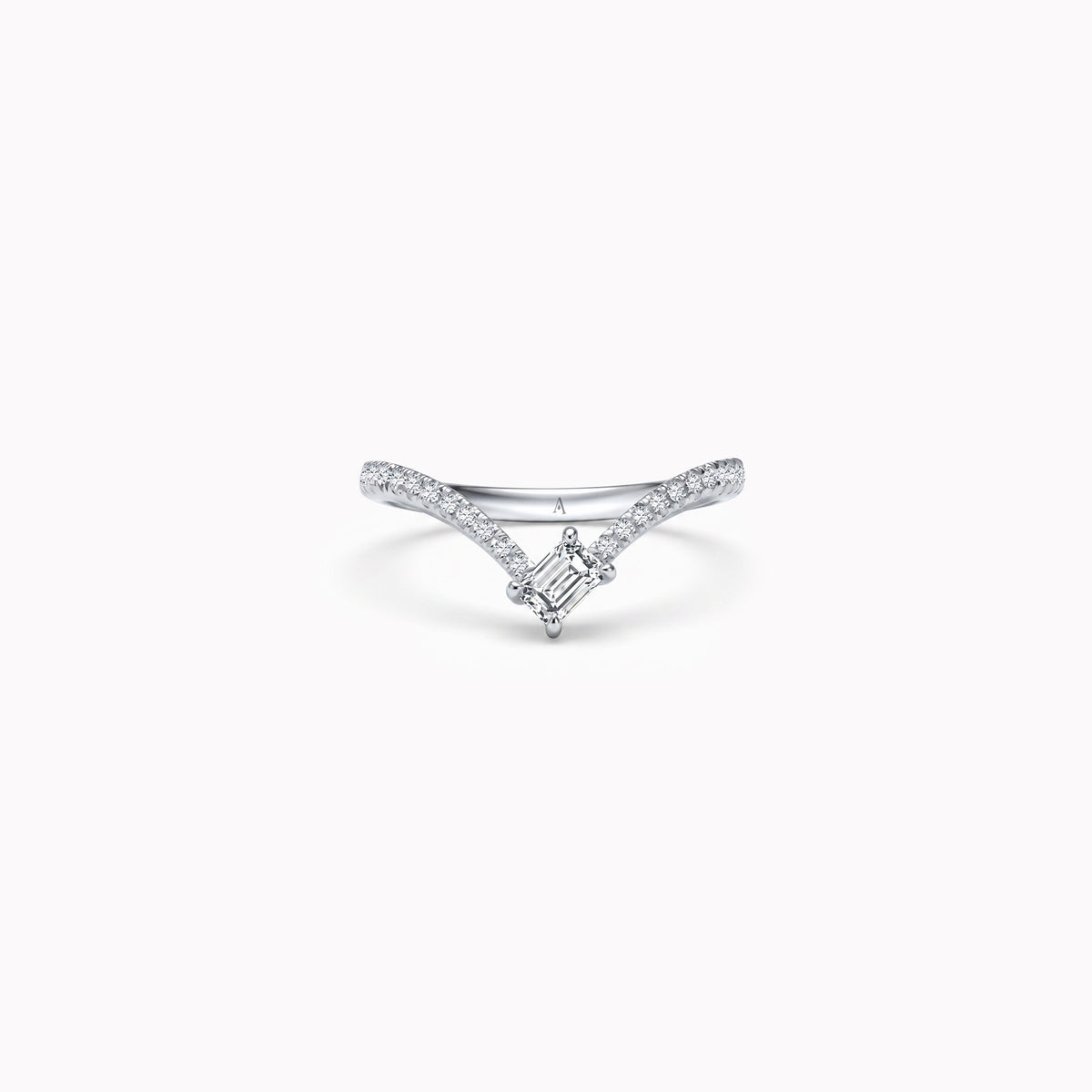 The fancy little Ice Skating Girl 0.20 Karat - Weissgold 18K