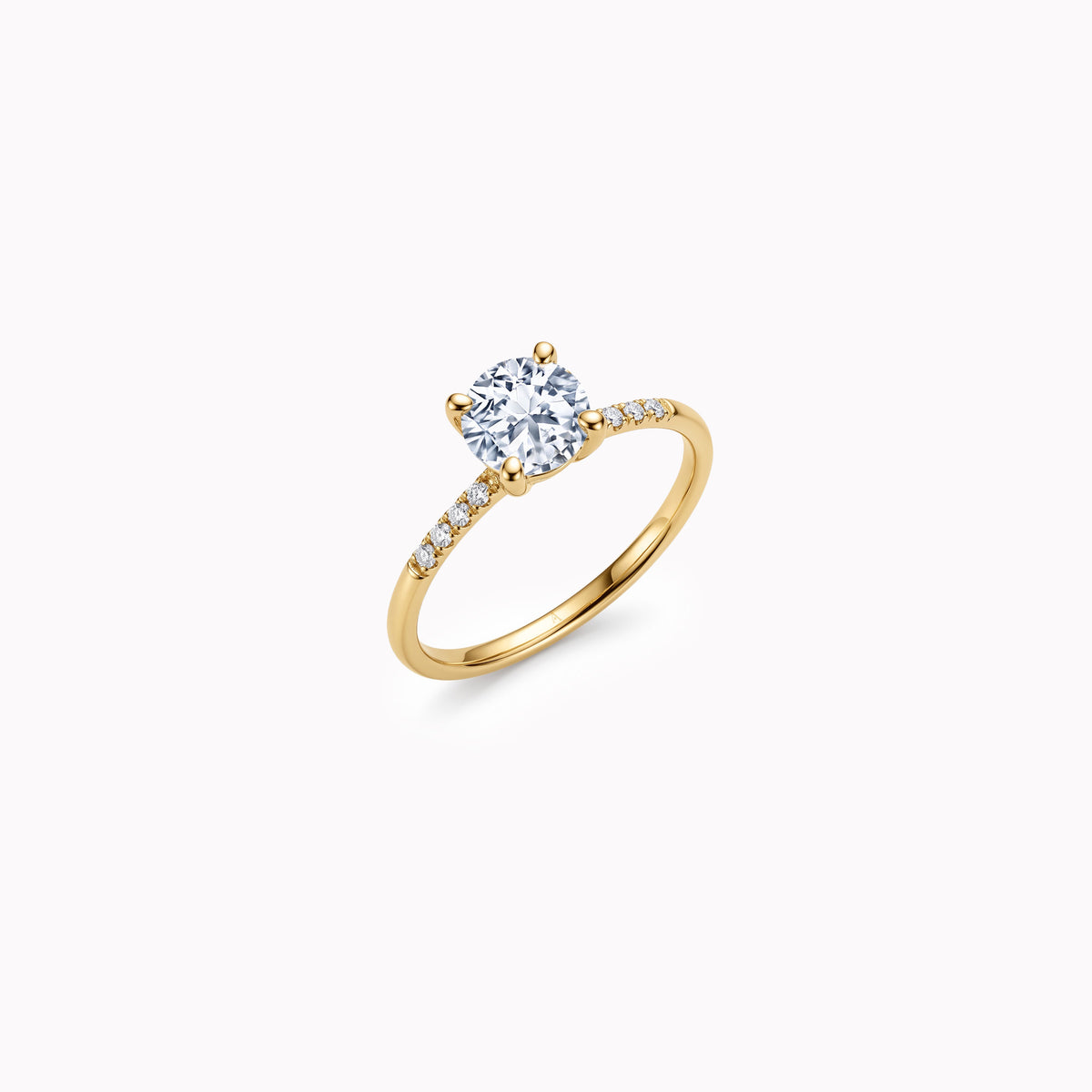 The Fancy V-shape 0.75 carats - or jaune 18k