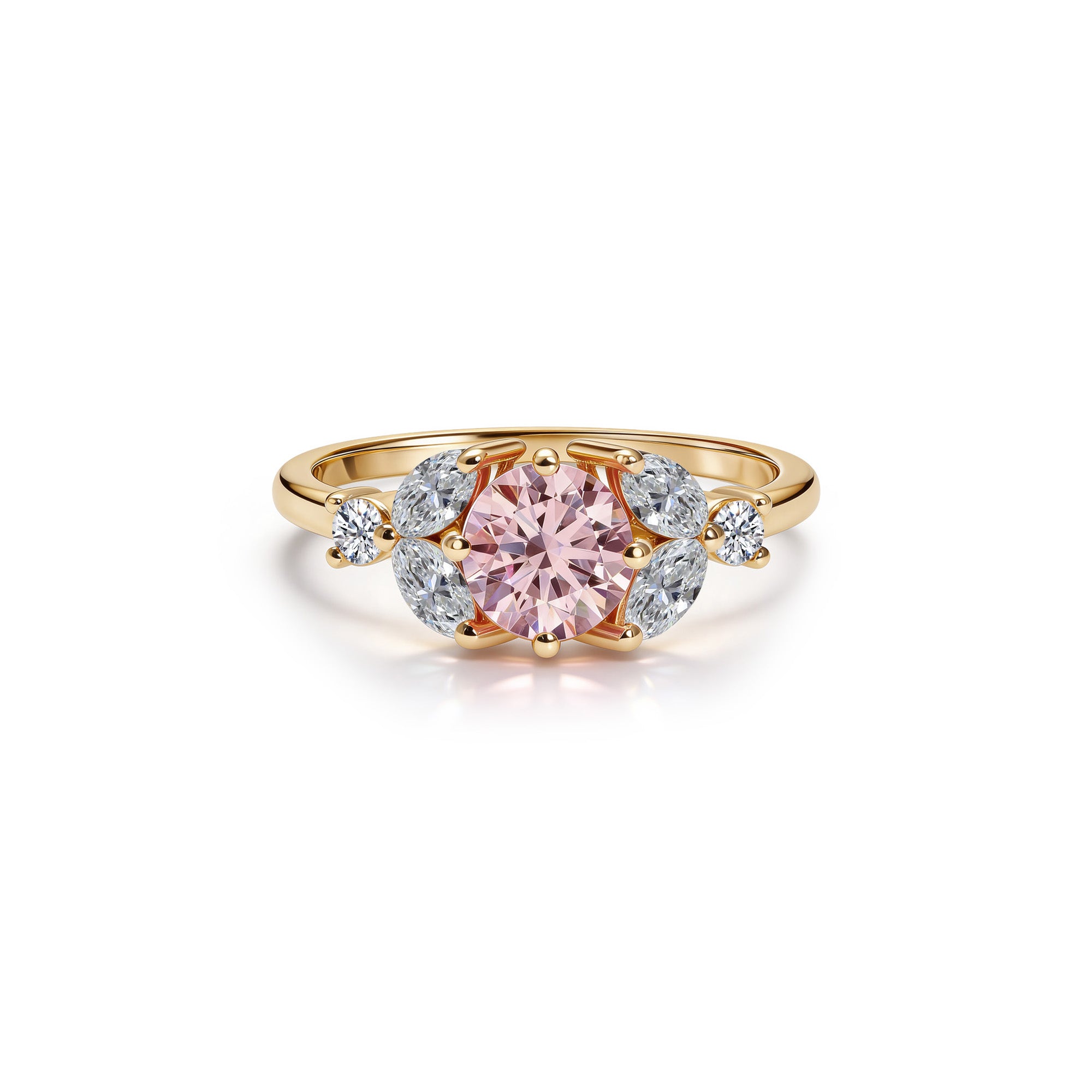 Little Bees 0.75 carat - Yellow Gold 18k