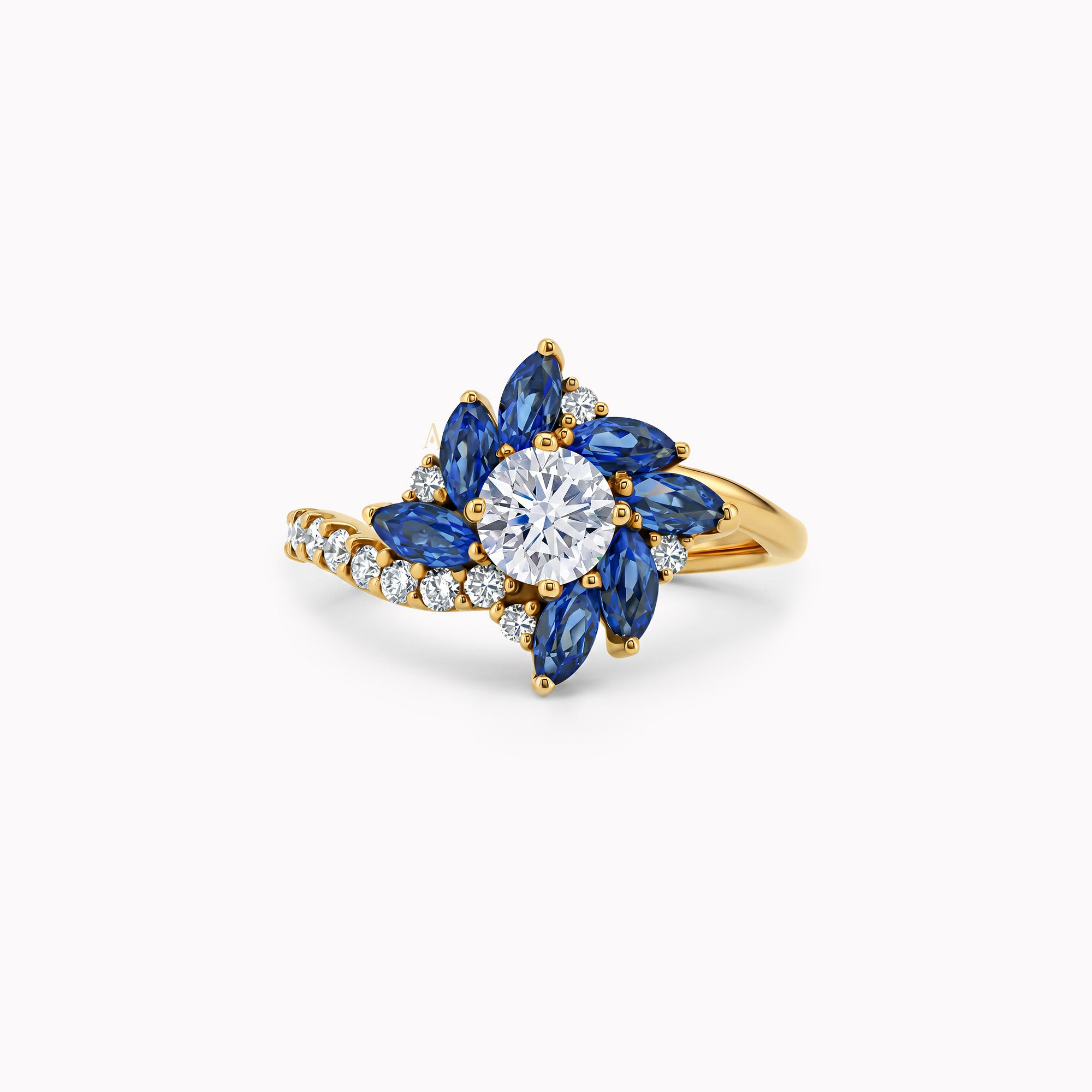 Enigmatic Nightflower - or Jaune 18k
