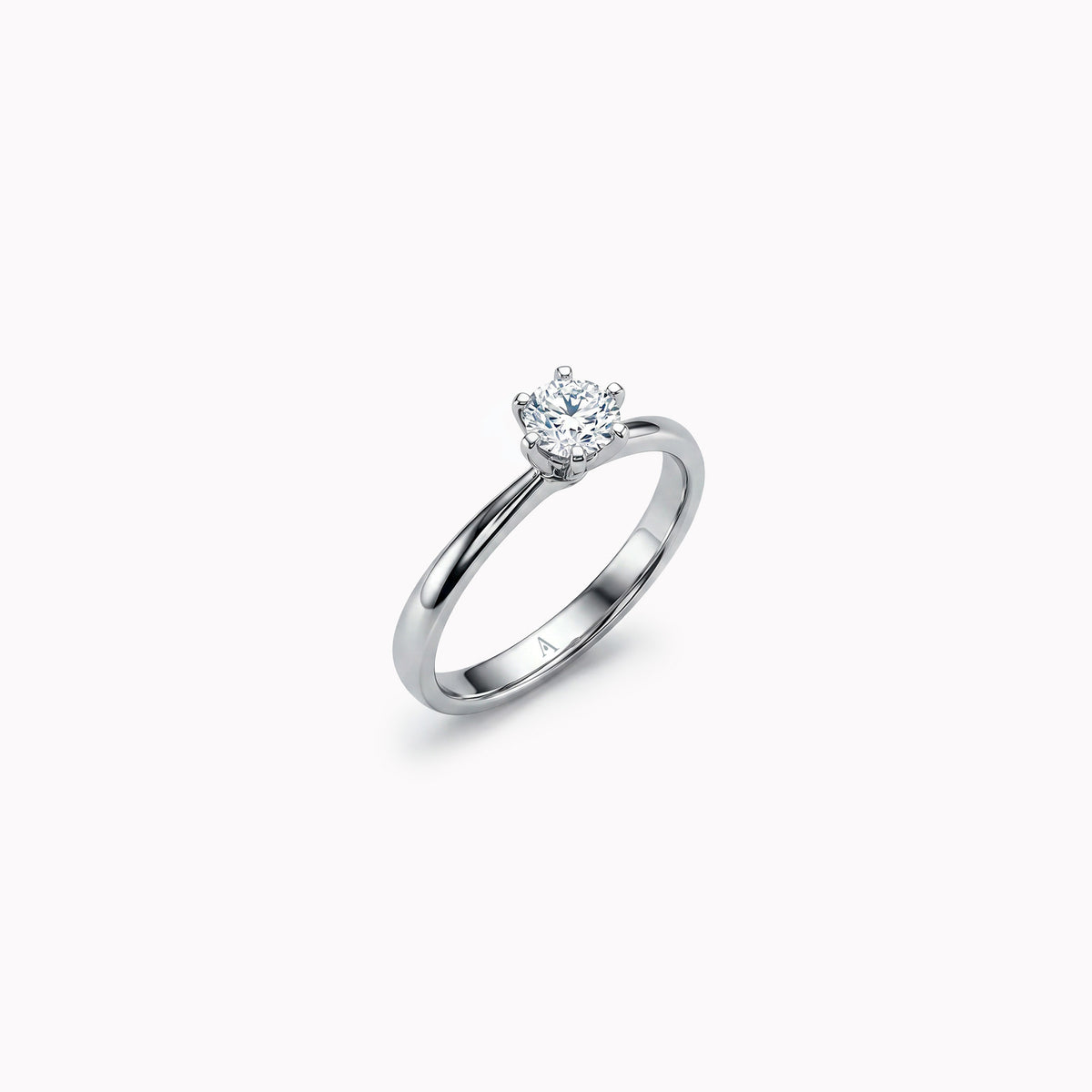 Sobriété Heureuse (L) - 0.50 carat - or blanc 18k