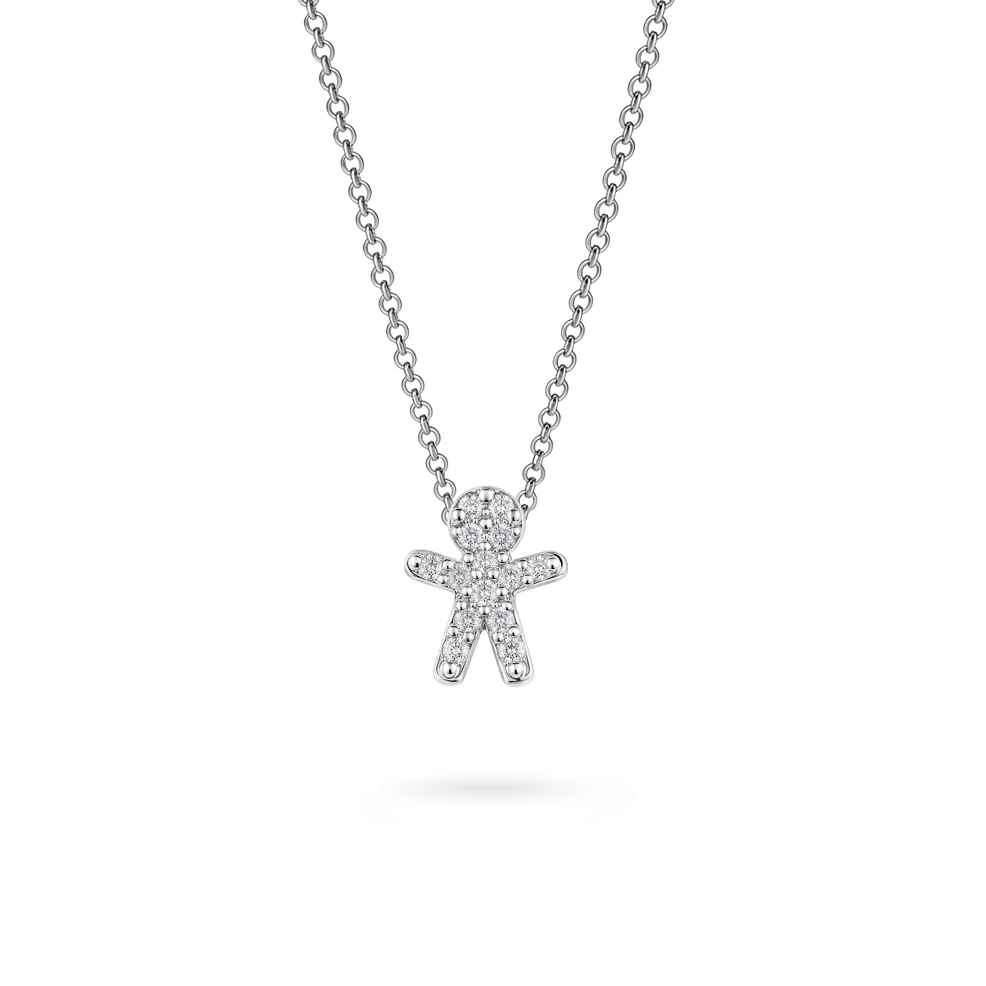 The Fancy Little One – Classic | Necklace White Gold 18k