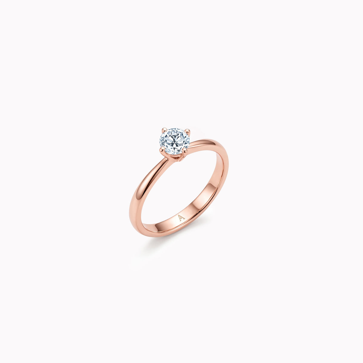 Miss Simplicité (L) - 0.50 carat - or rouge 18k