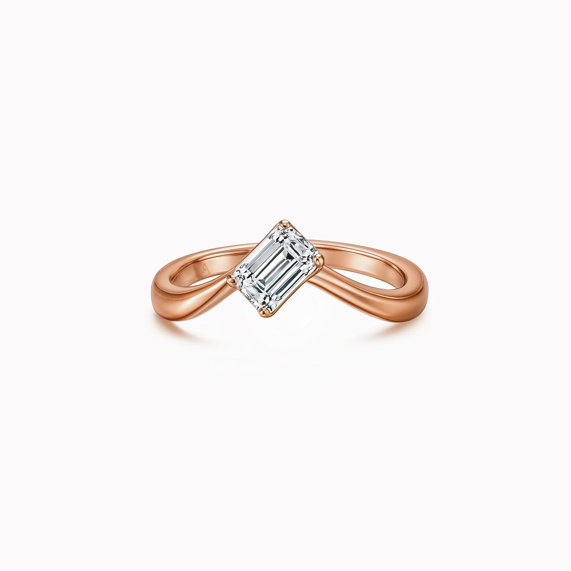 The Little Ice Skating Girl 0.65 Karat - Rotgold 18K