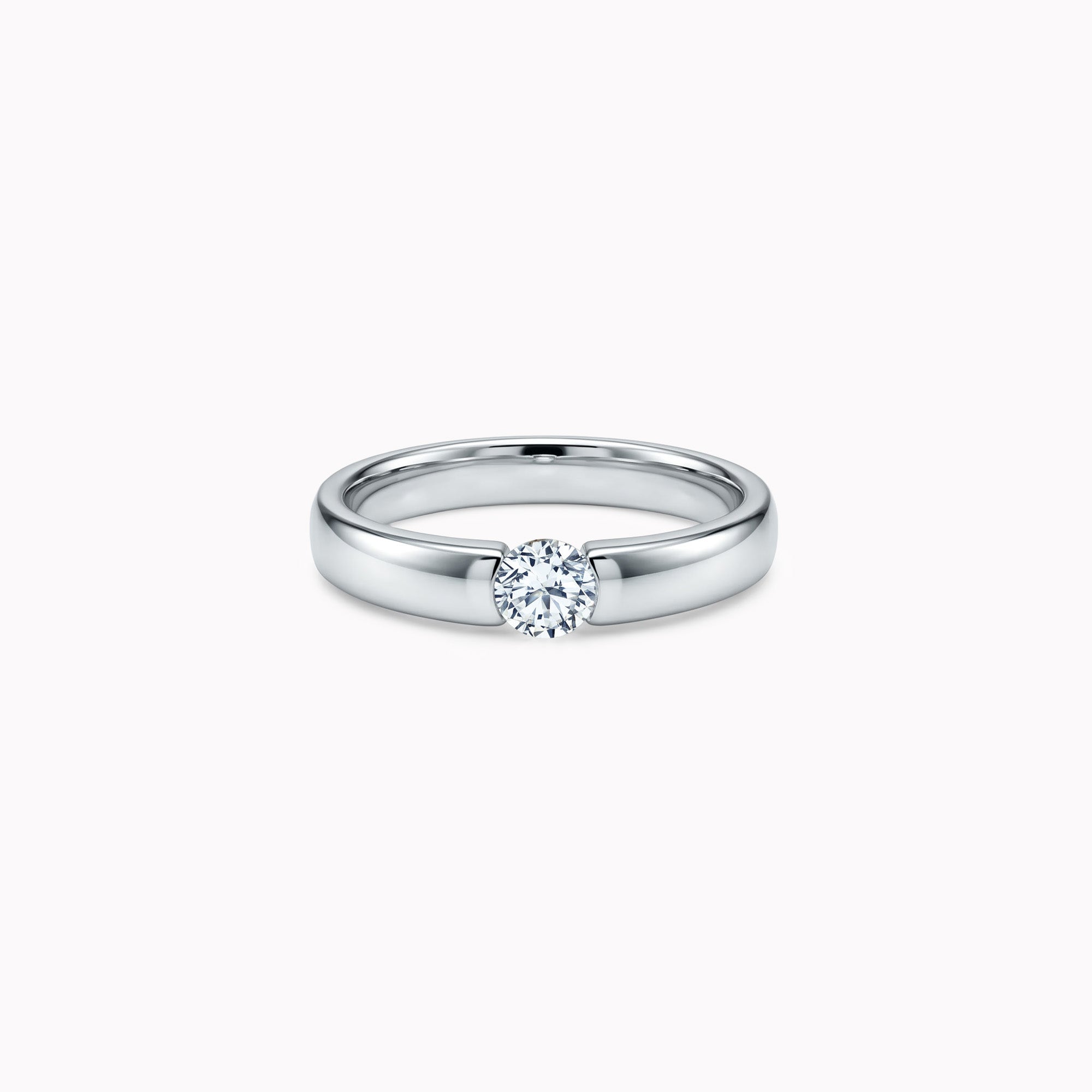 The Minimalist Lady 0.30 Karat - Weissgold 18 K