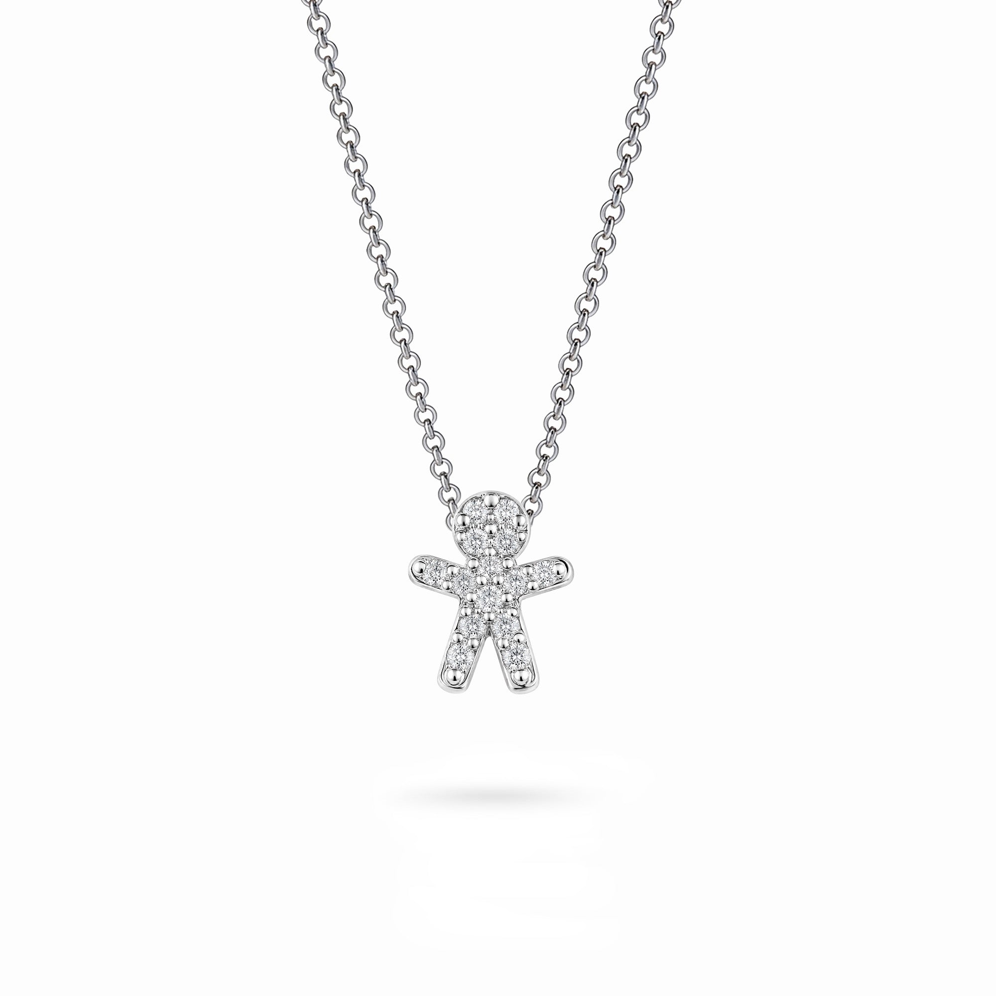The Little One – Diamond Pavé | Weissgold 18 K