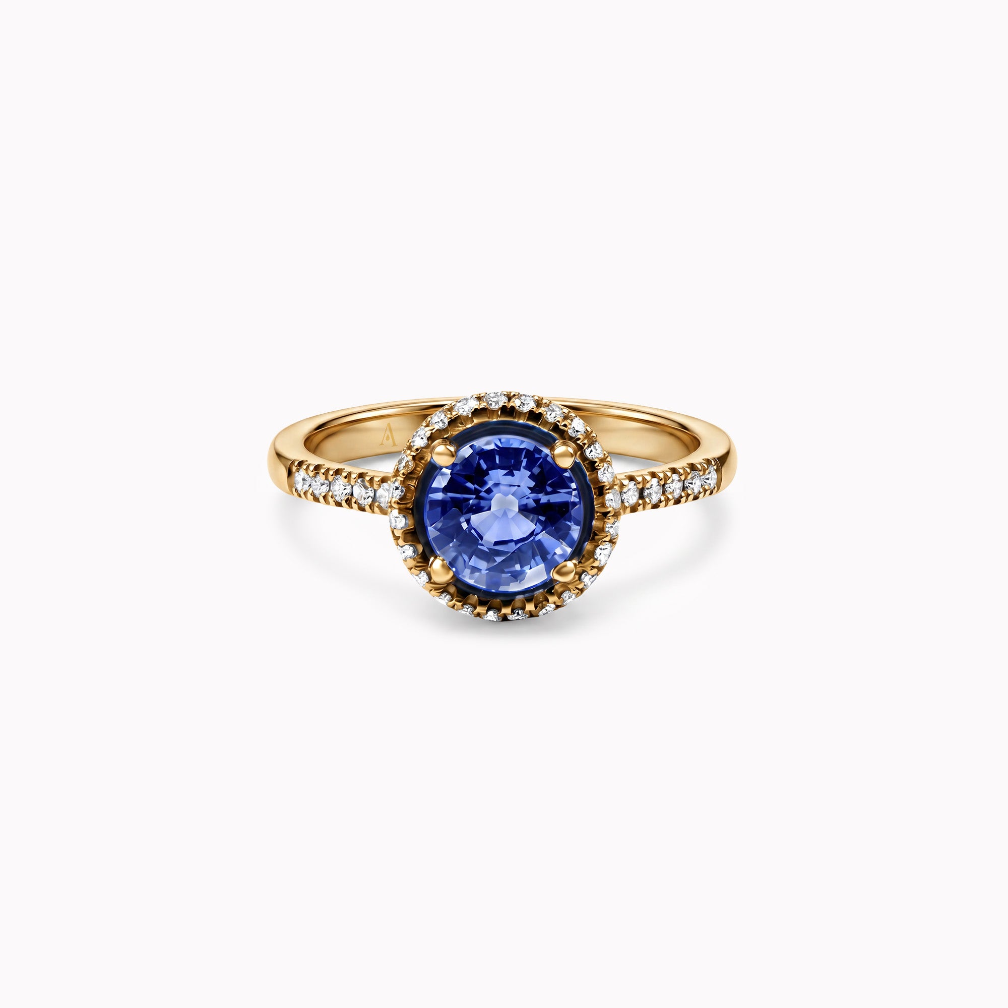 Pretty Blue Eyes - 0.80 Karat - Gelbgold 18 K