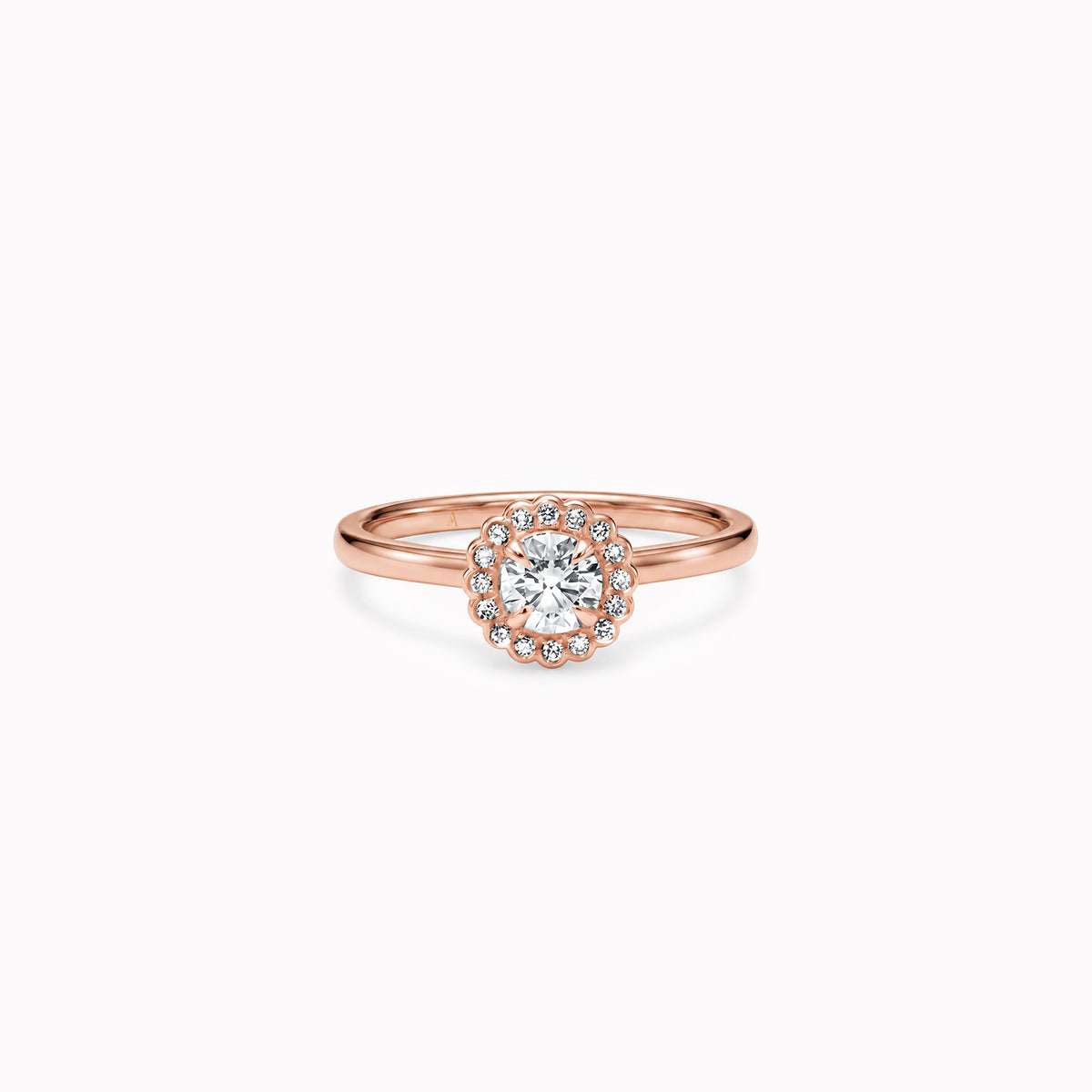 The Flowering Lady 0.40 carats - or rouge 18k
