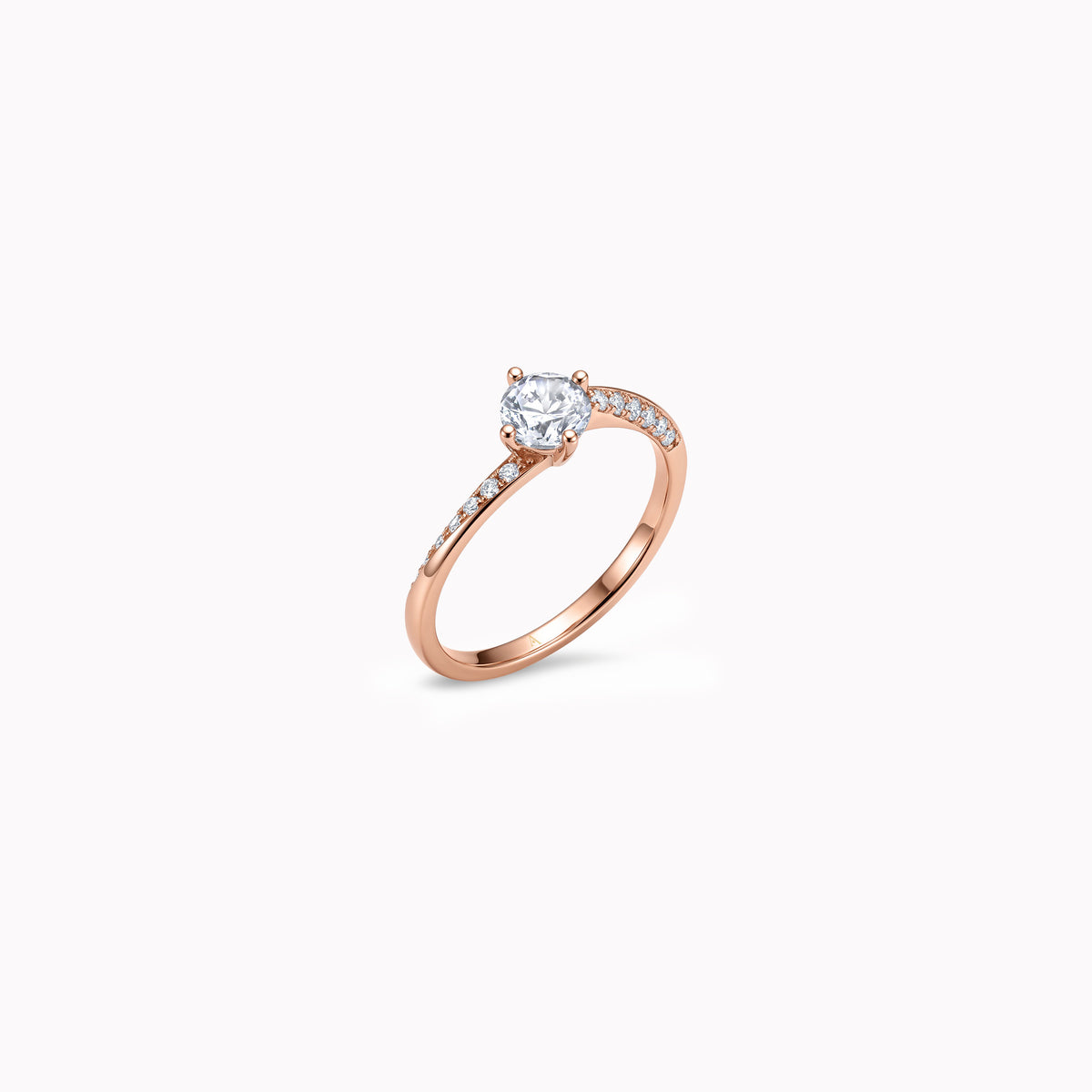 The Twist Lover 0.35 carats - or rouge 18k