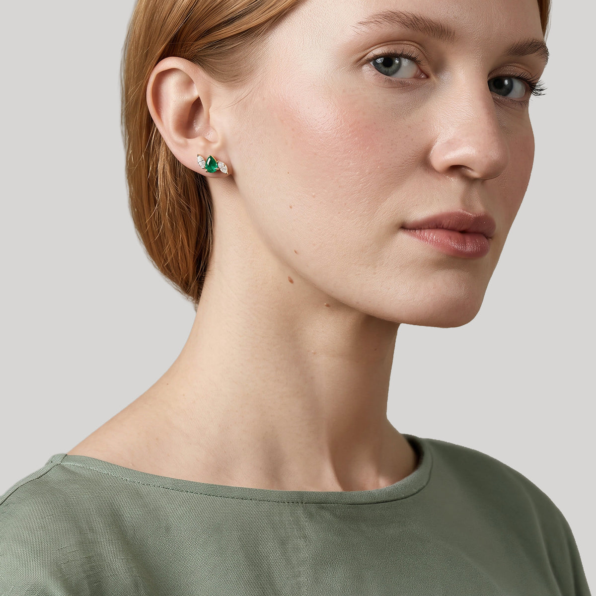 Boucles d'oreilles Wild Forest - Or Jaune 18k