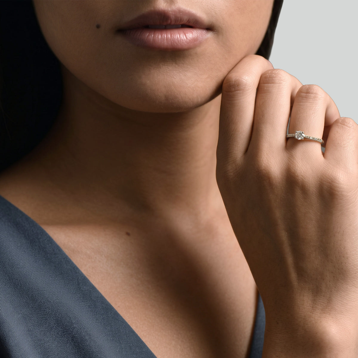 Fancy Little Sweetheart - 0.30 carat - or blanc 18k