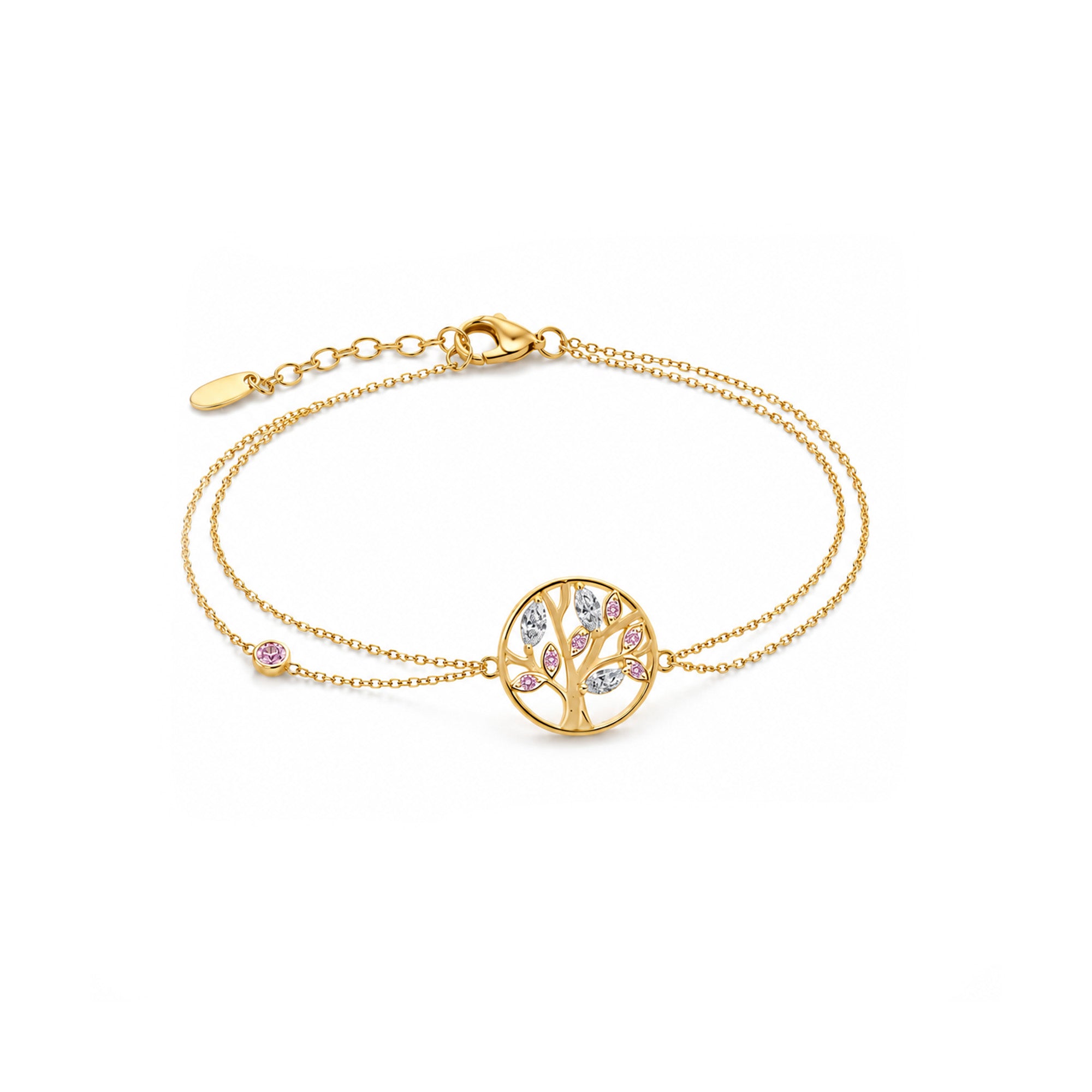Tree of Life - bracelet en or jaune 18k