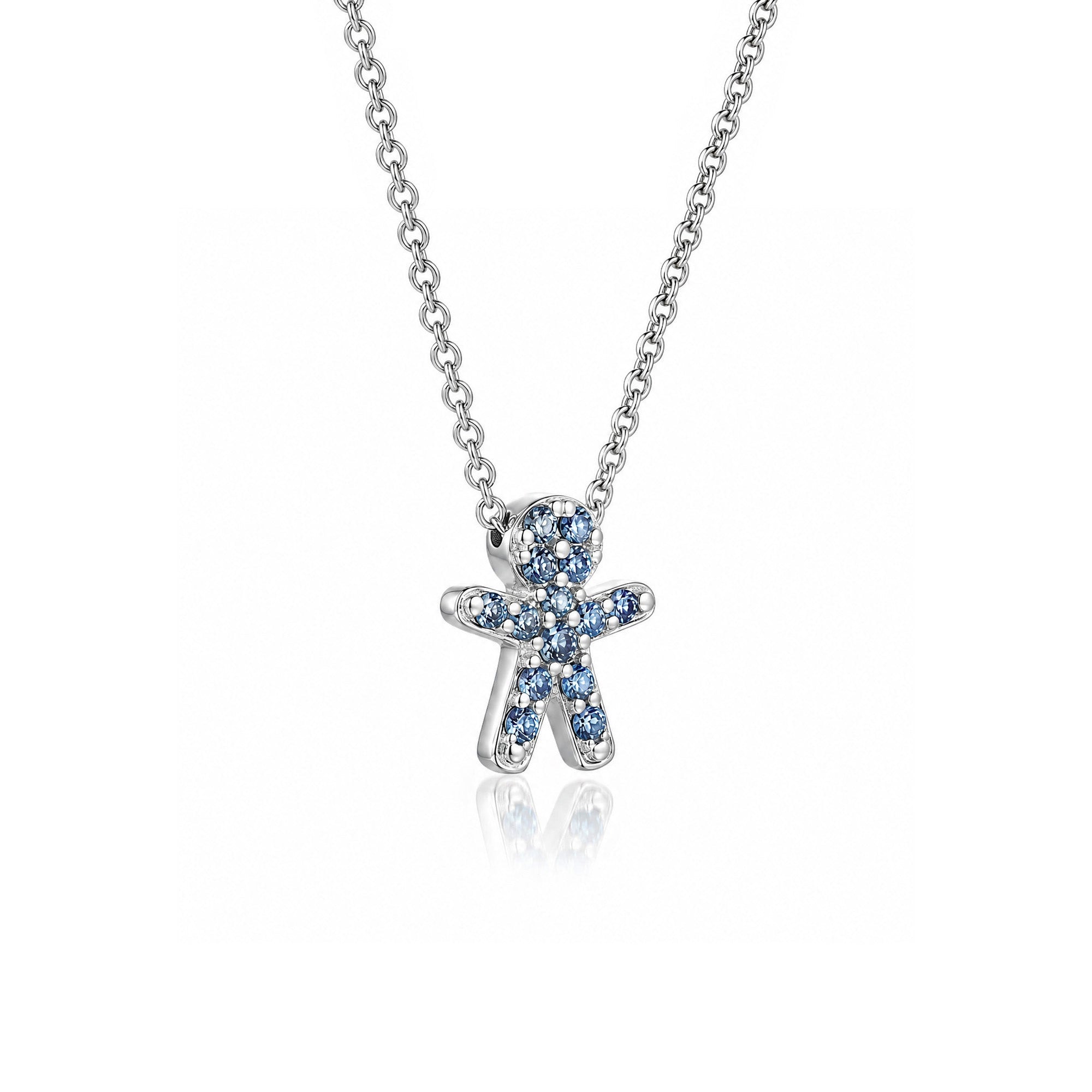 The Fancy Little One – Blue | Weissgold 18 K