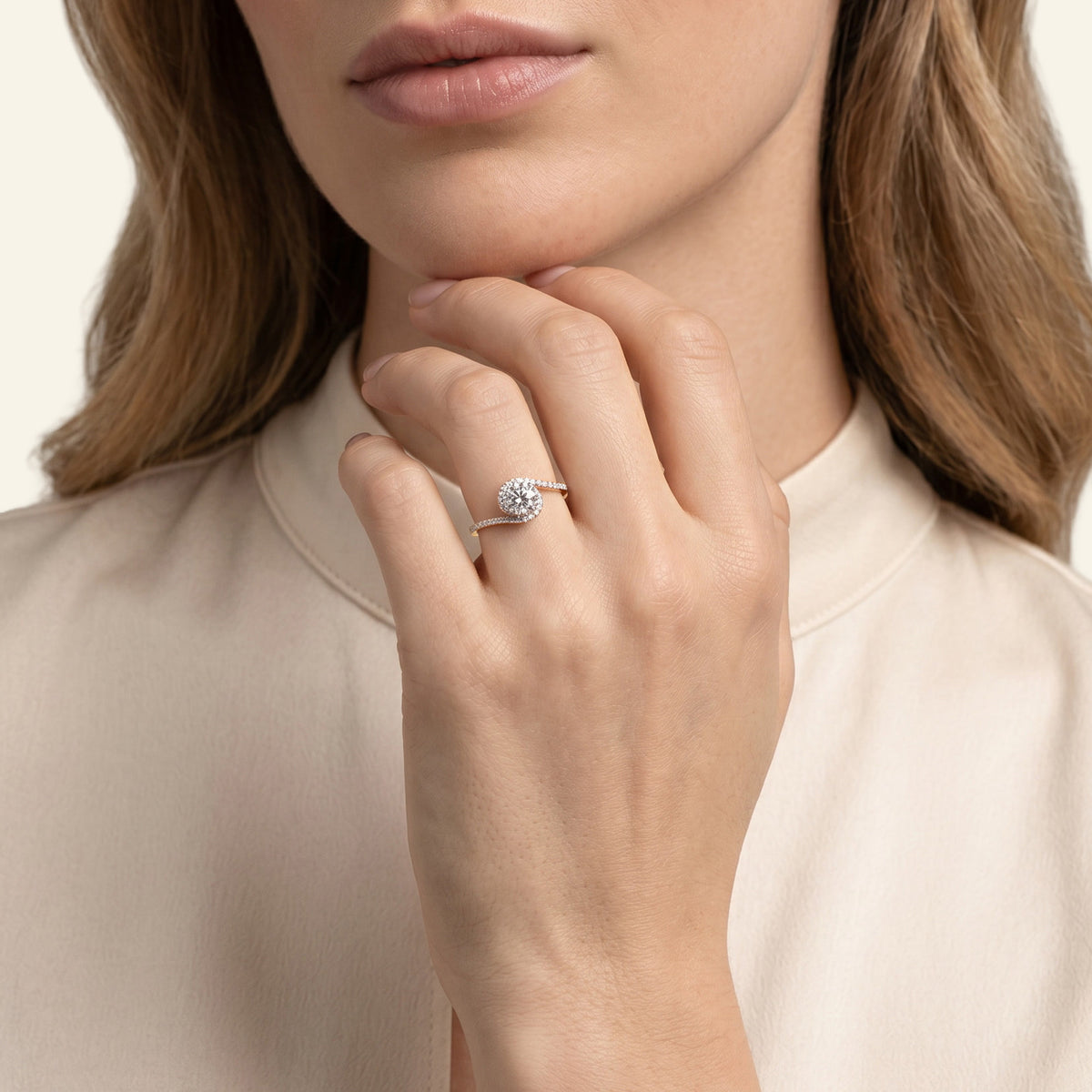 La Merveilleuse spirale - 0.50 carat - or jaune 18k