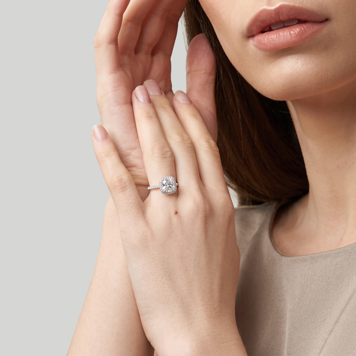 The Fancy Superellipse 3.00 carats - platine 950