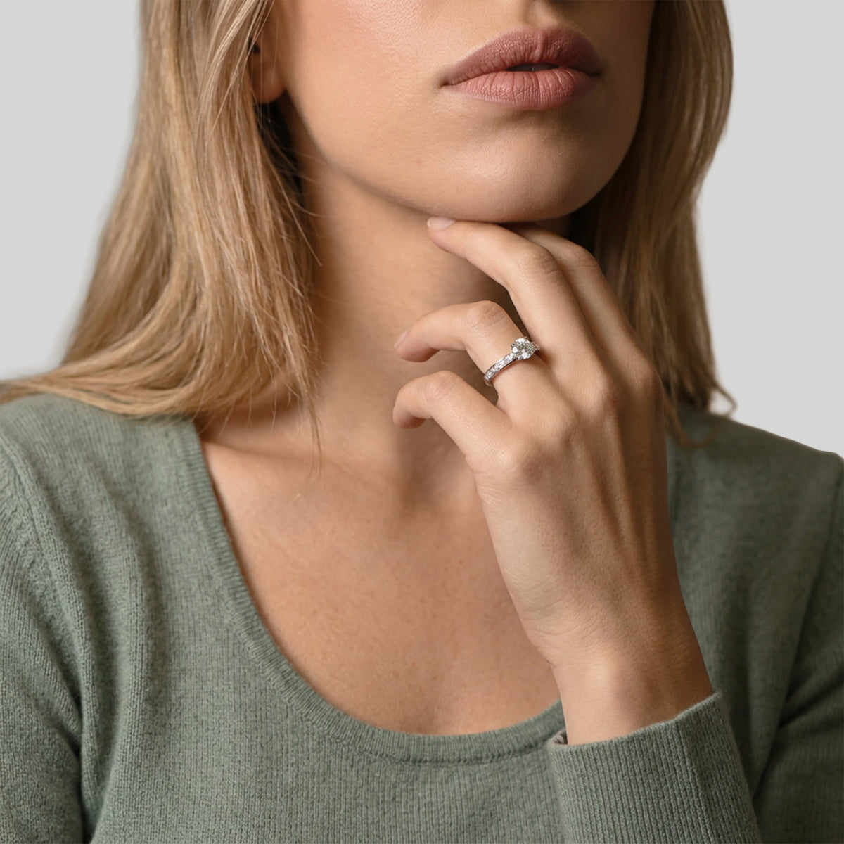 The Graceful One 1.25 carats - platine 950