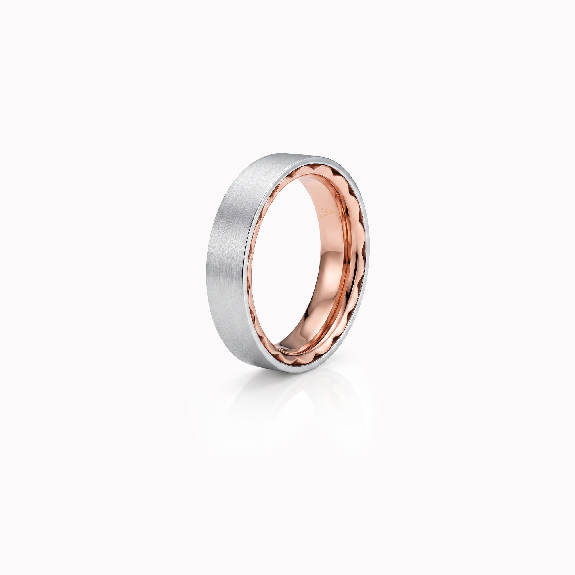 The Hidden Petals - Weissgold und Rotgold 18 K