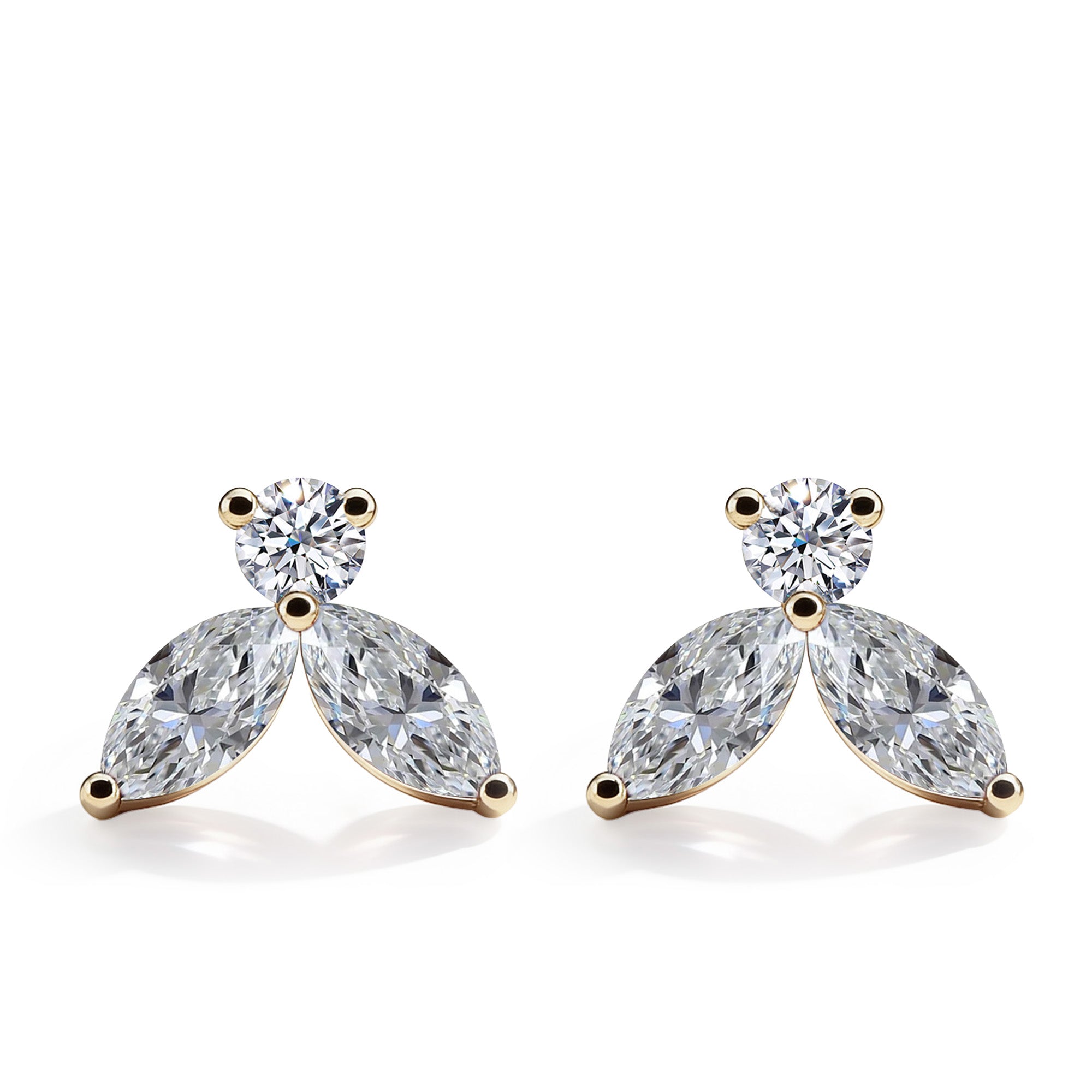Boucles d'oreilles Little Bees 1.00 carat - or jaune 18k