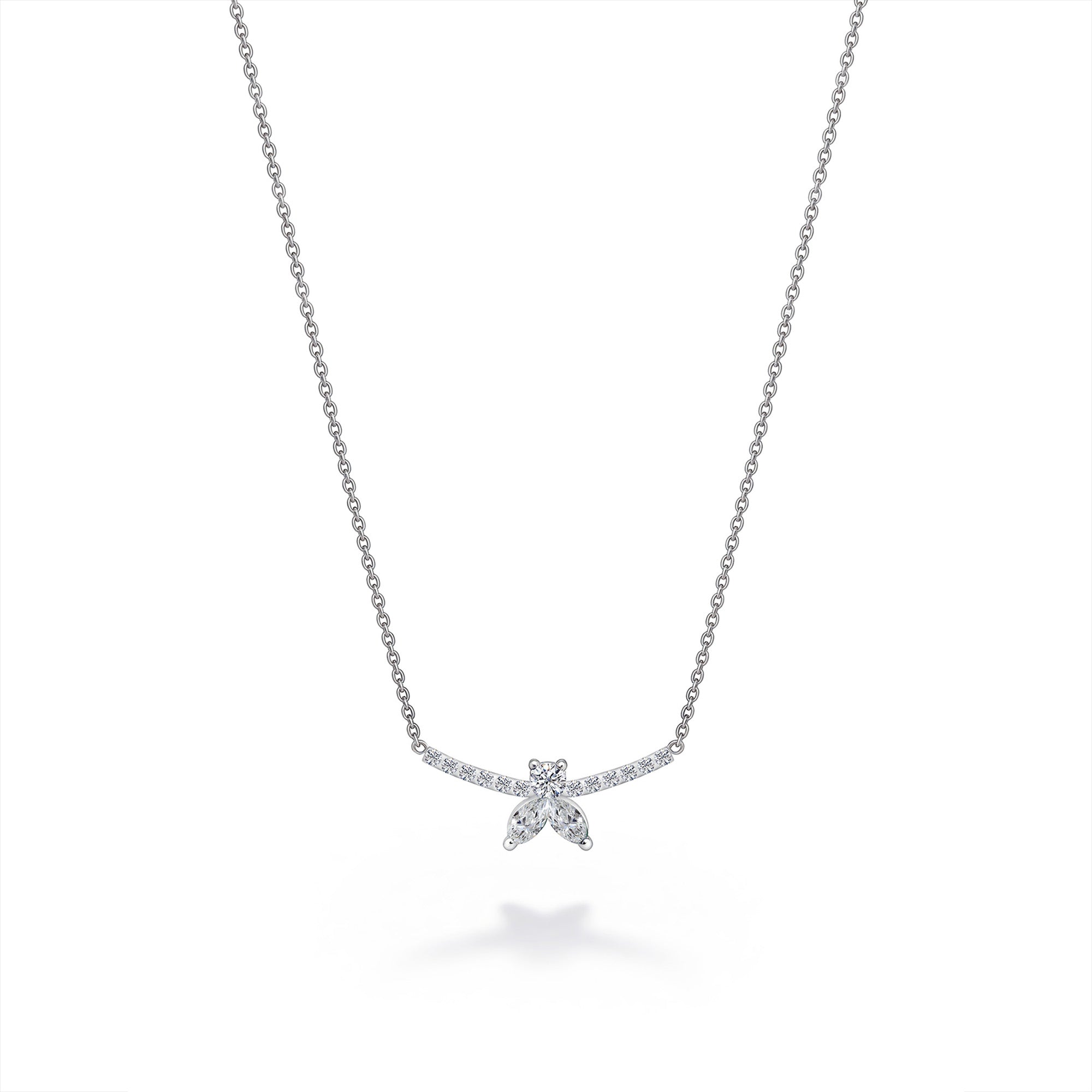 Halskette The Little Bee S - Weissgold 18K