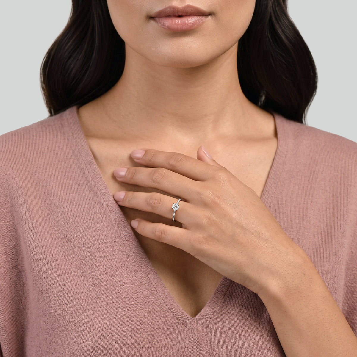 La Petite surprise - 0.62 Karat - Weissgold 18 K