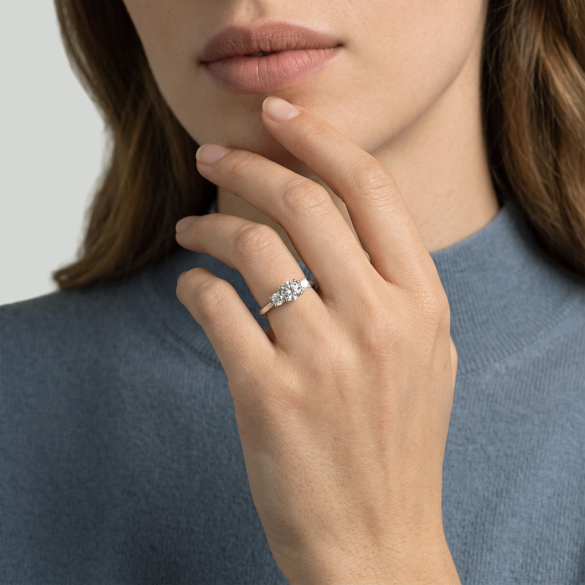 Three Little Birds – 0.30 ct – 18k white gold