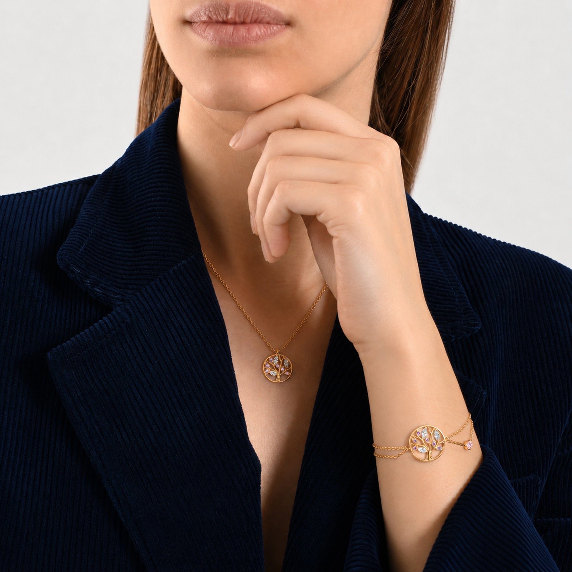 Tree of Life - bracelet en or jaune 18k