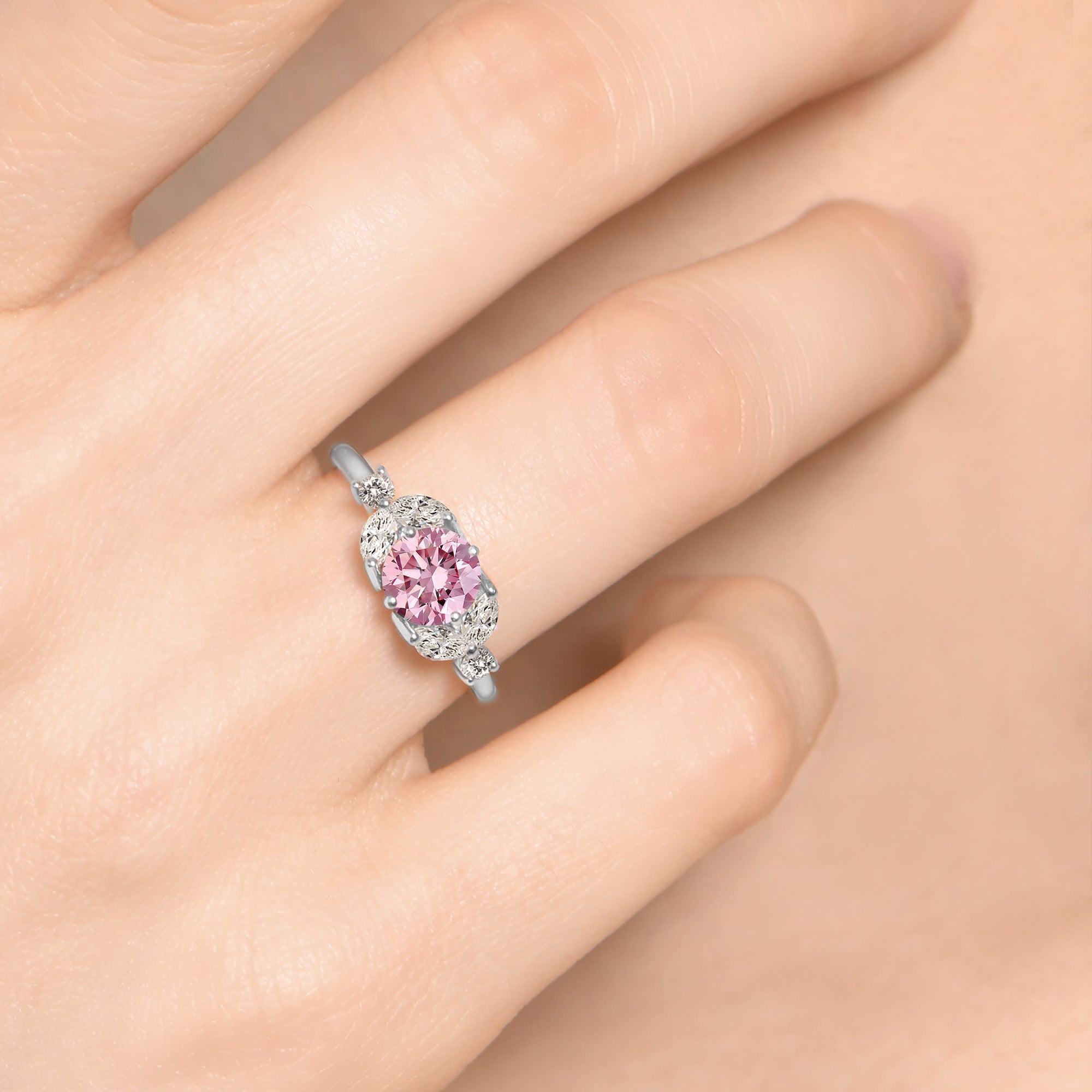 Little Bees 0.75 carat - or blanc 18k