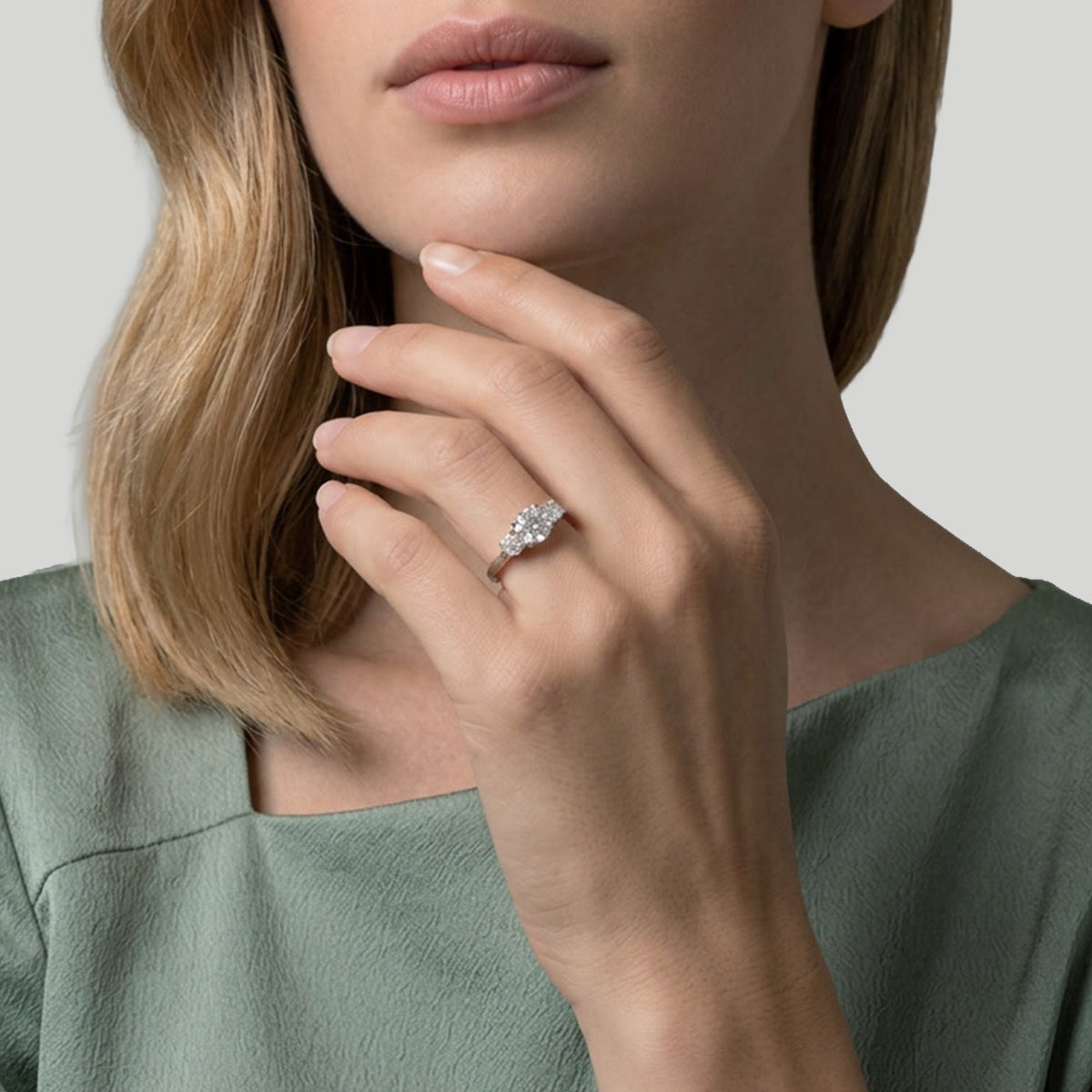Three Little Birds 1.00 carat - platine 950