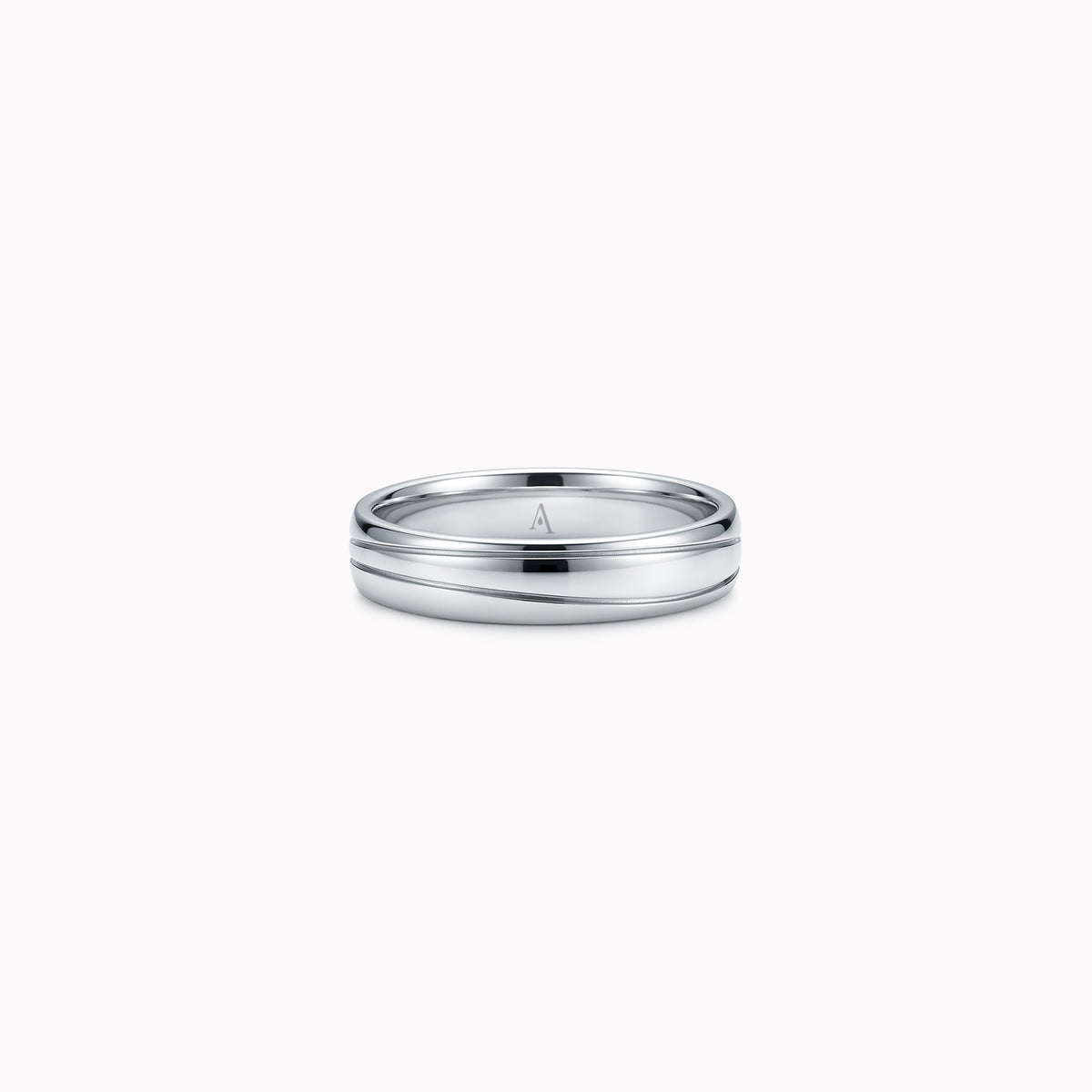 The Double Waterway – 18k white gold