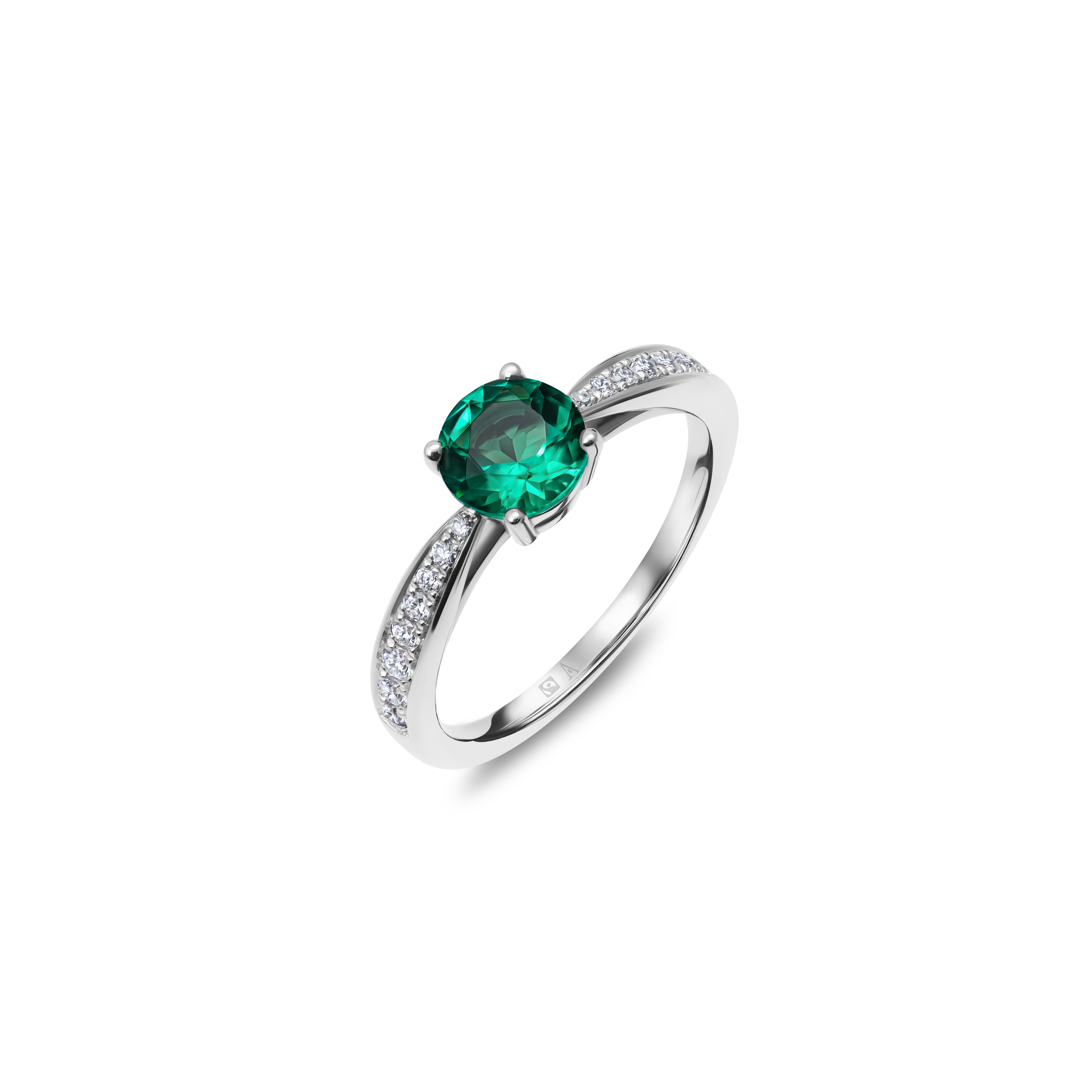 Misty Morning - 0.75 carats - or blanc 18k - AGUADEORO