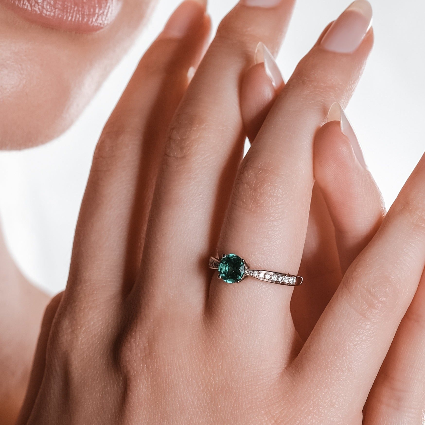 Misty Morning - 0.75 carats - or blanc 18k - AGUADEORO