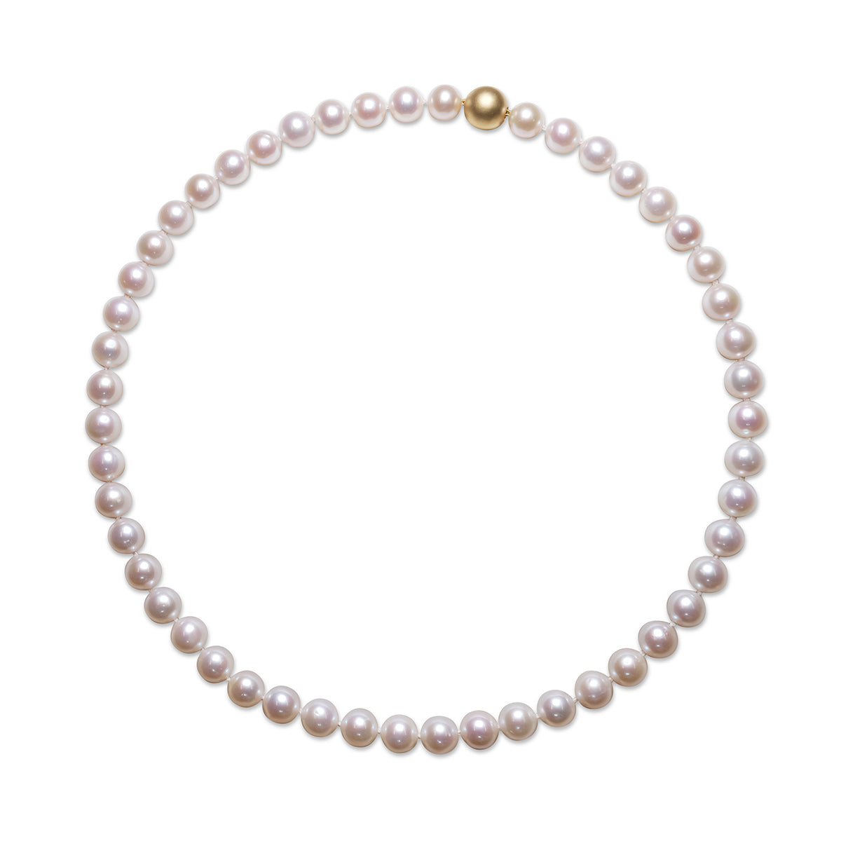 Perlen Collier d'eau douce – Halskette Gold 18k – Produktansicht