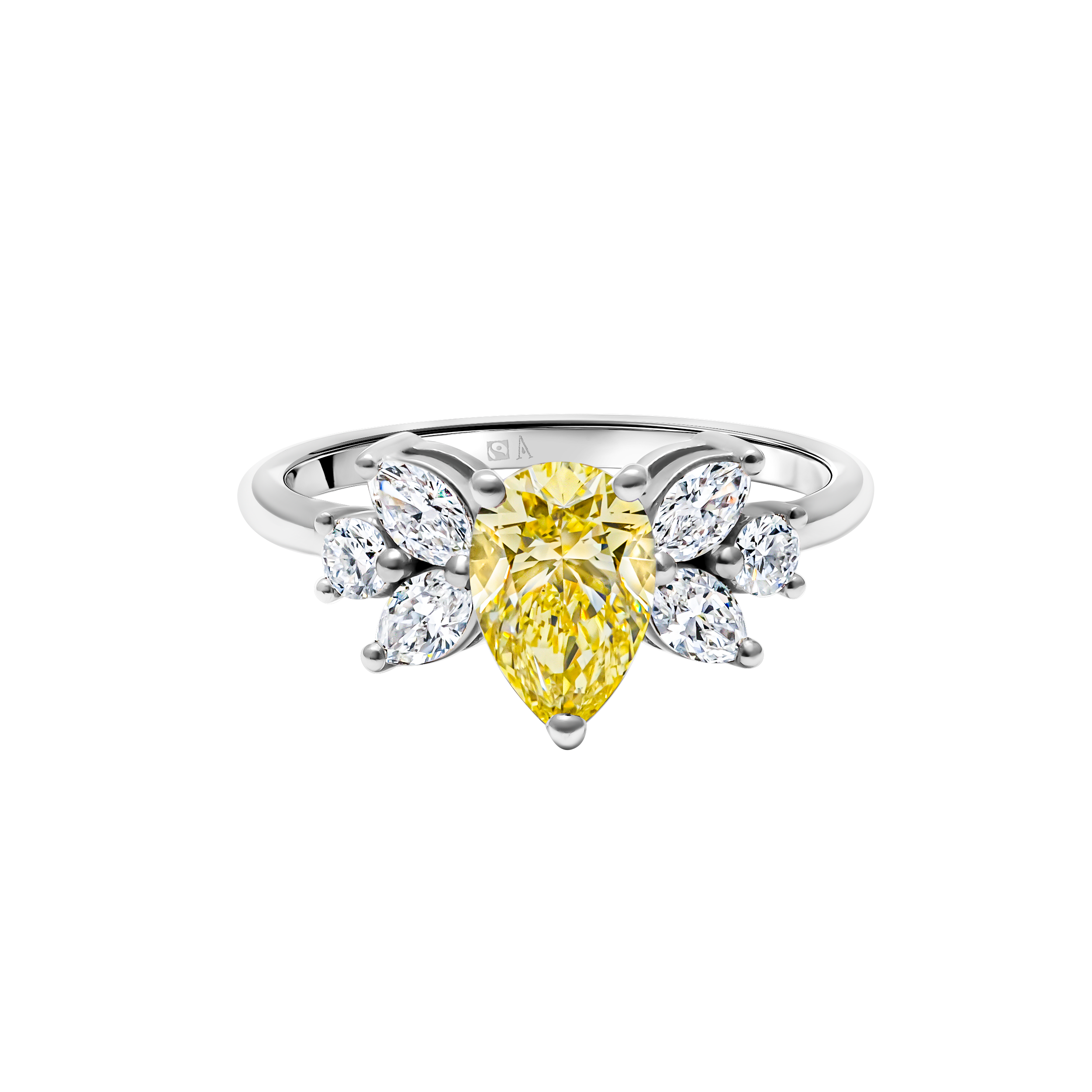 Three Little Birds 1.00 carats - white gold 18k