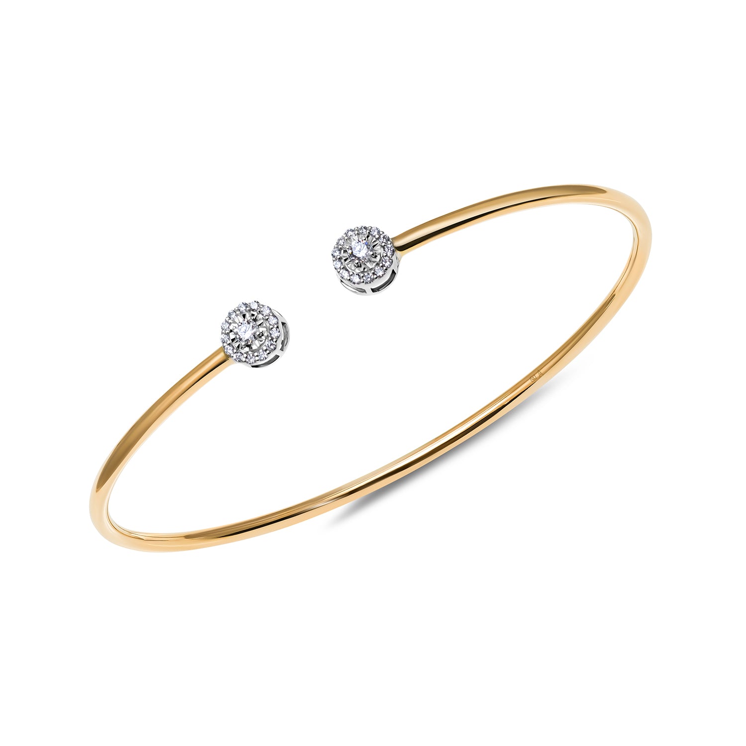 Little Funkee Girl The Bangle 0.23 carats - yellow gold 18K