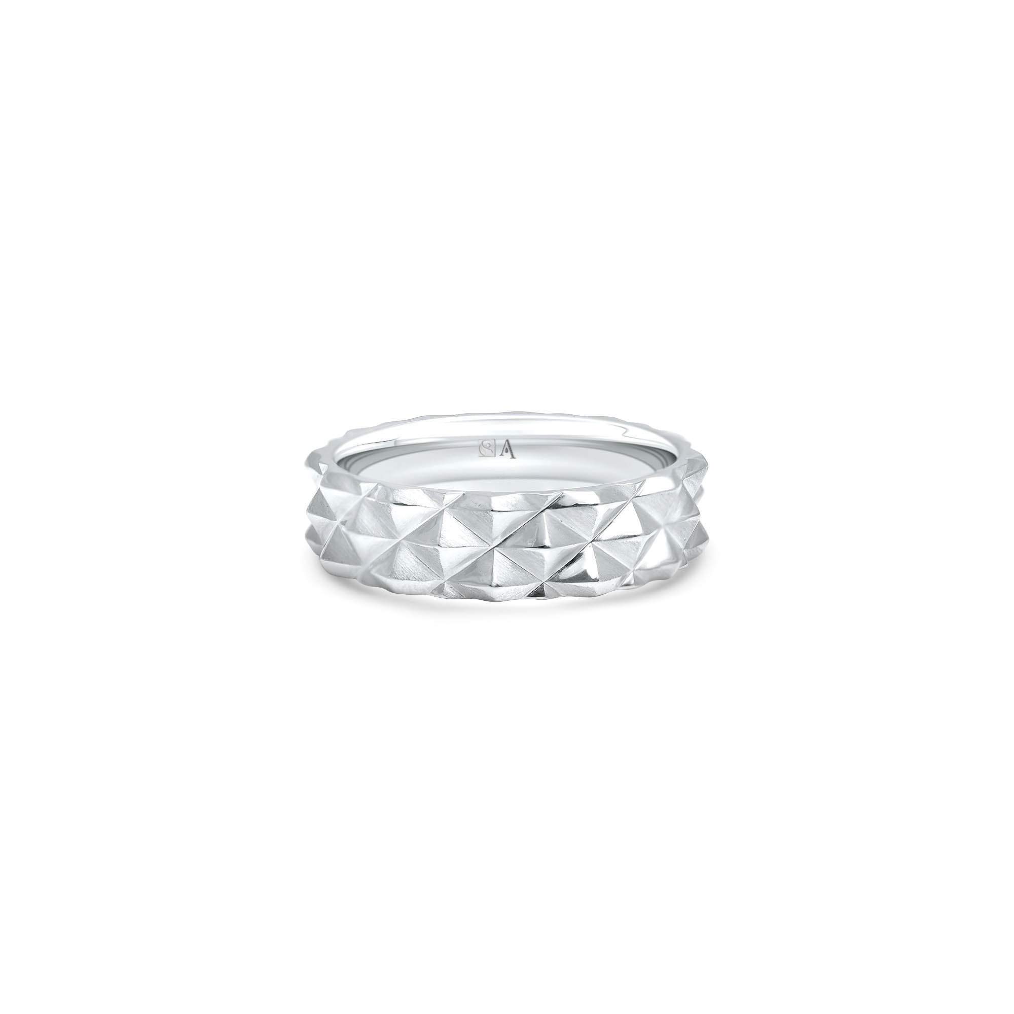 The Love Summit - or blanc 18k – Alliances AGUAdeORO en or 18k – vue produit