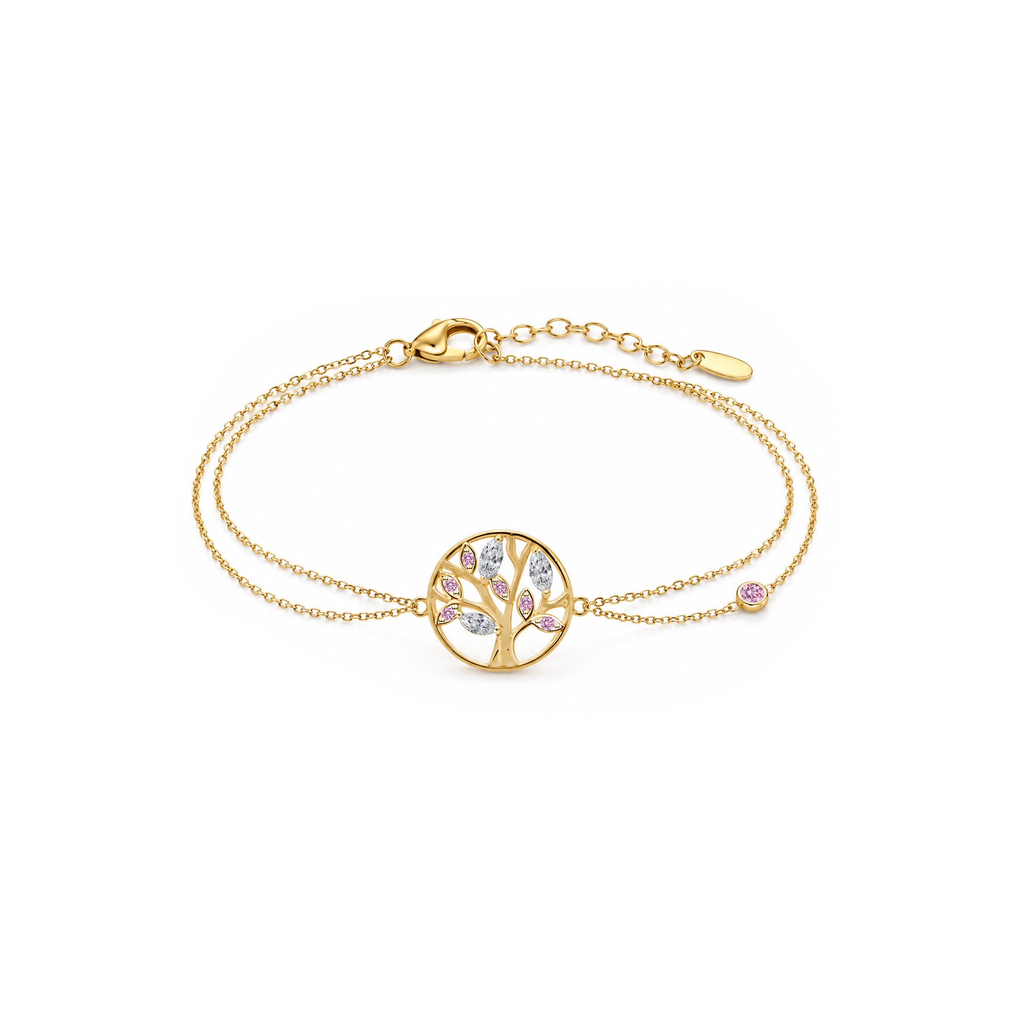 Tree of Life - bracelet en or jaune 18k