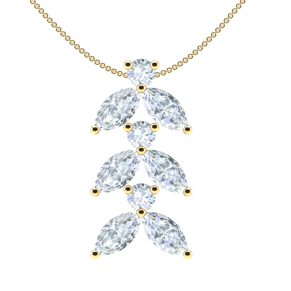 Collier Little Bee - or jaune 18k – Chaîne en or 18k – porté en situation