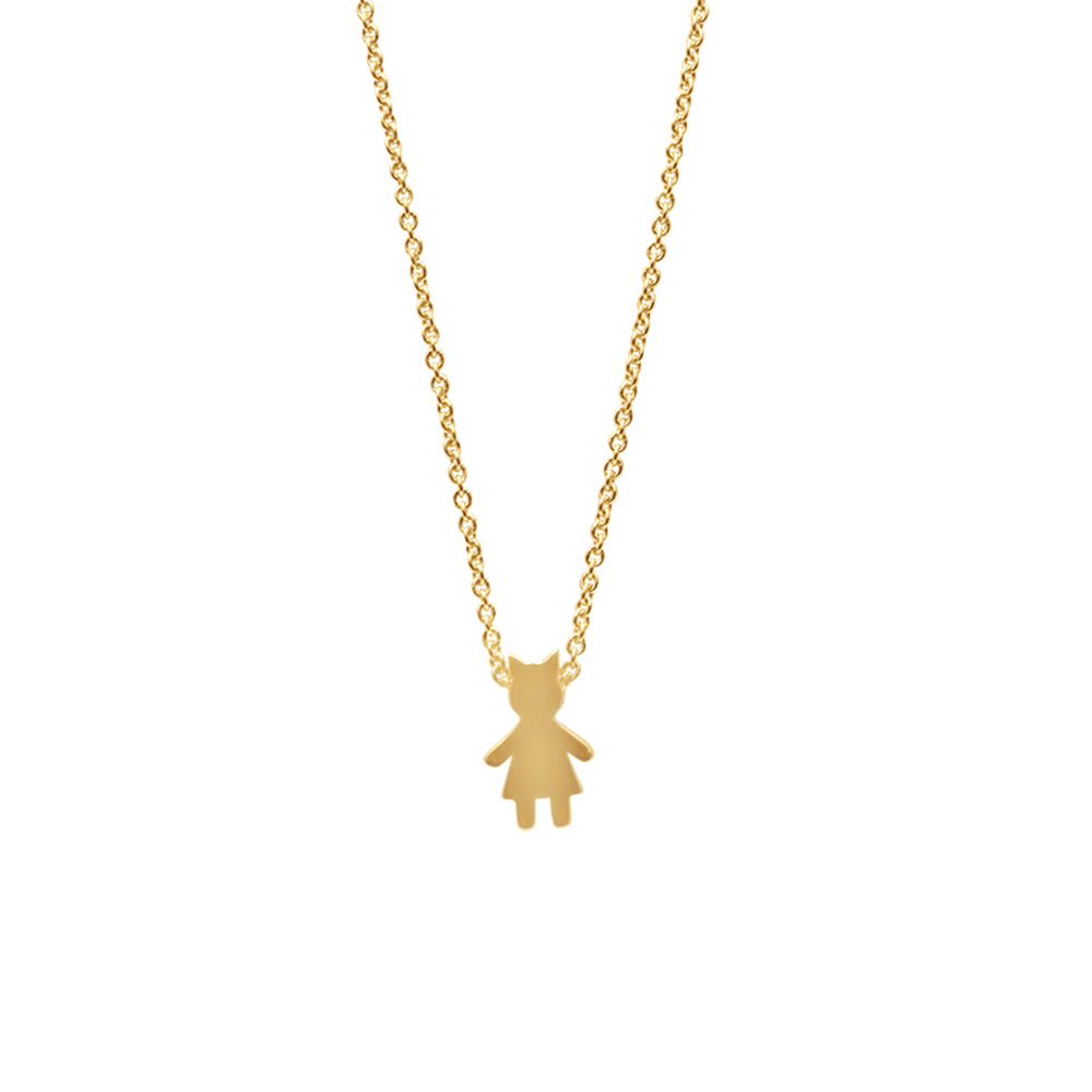 Collier L'Enfant Soleil F - or jaune 18k – Chaîne en or 18k – vue produit
