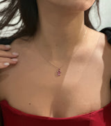 Necklace CH-498 - 18k red gold