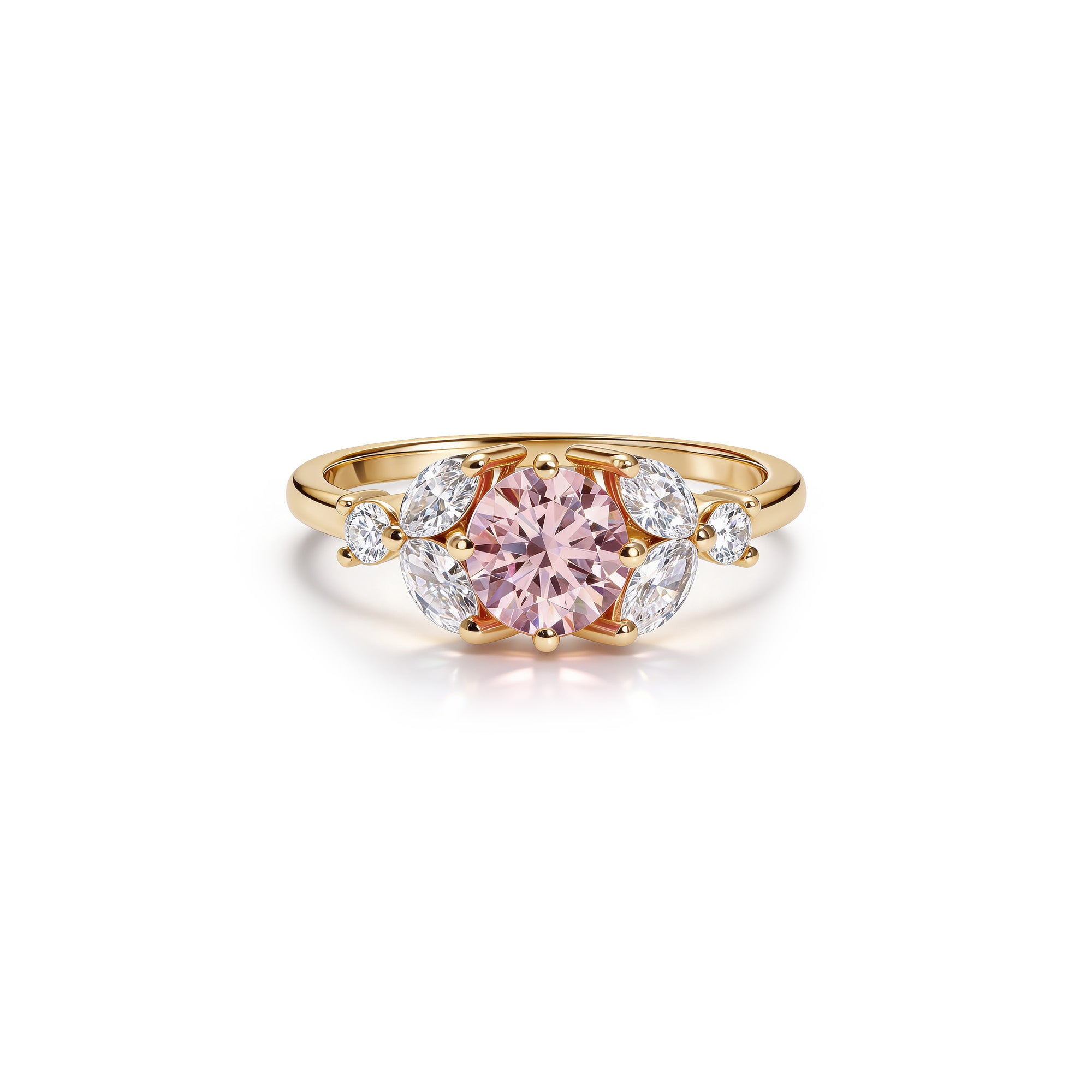 Little Bees 0.75 carat - or jaune 18k